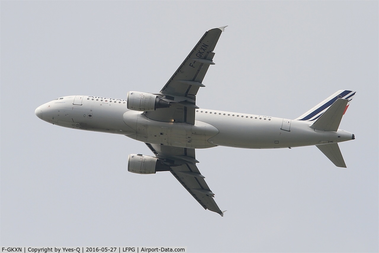 F-GKXN, 2006 Airbus A320-214 C/N 3008, Airbus A320-214, Climbing from rwy 27L, Roissy Charles De Gaulle airport (LFPG-CDG)