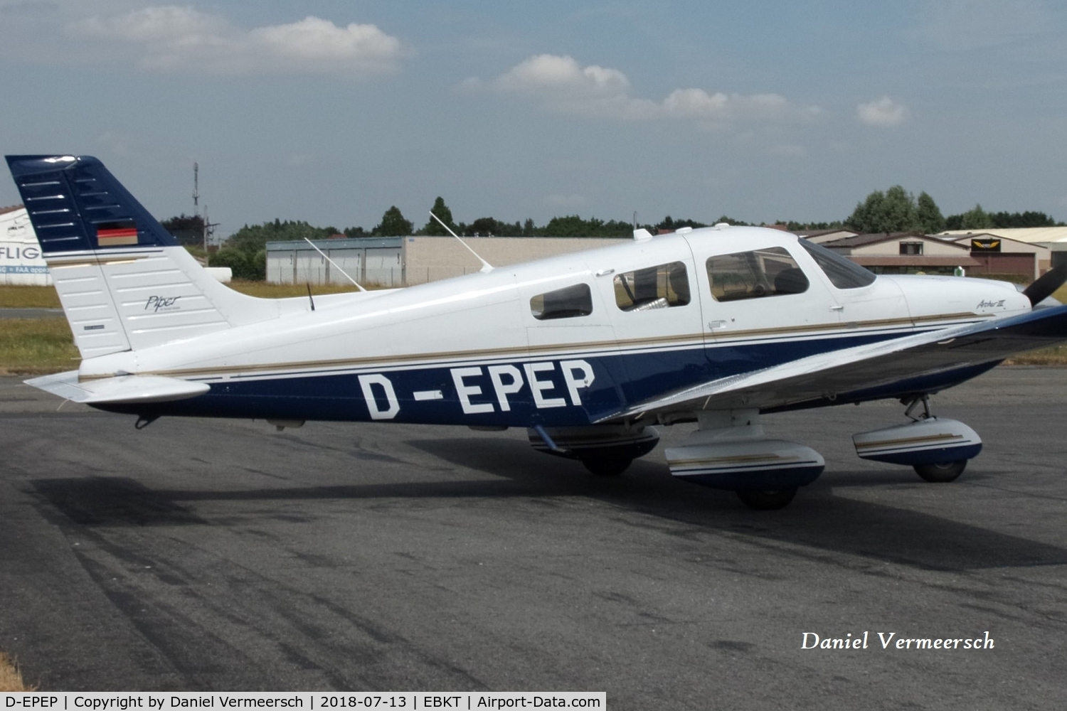 D-EPEP, 2016 Piper PA-28-181 C/N 2890217, 1995 Archer III at Wevelgem.
