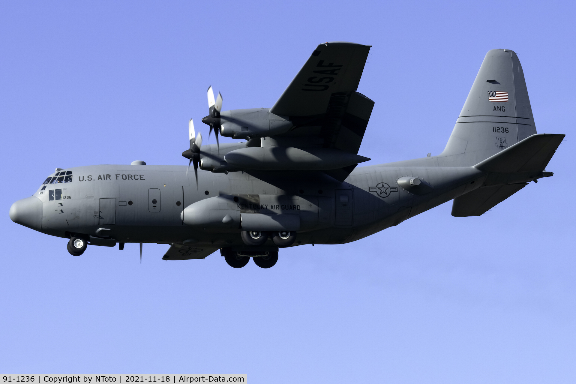 91-1236, 1991 Lockheed C-130H Hercules C/N 382-5286, Plane