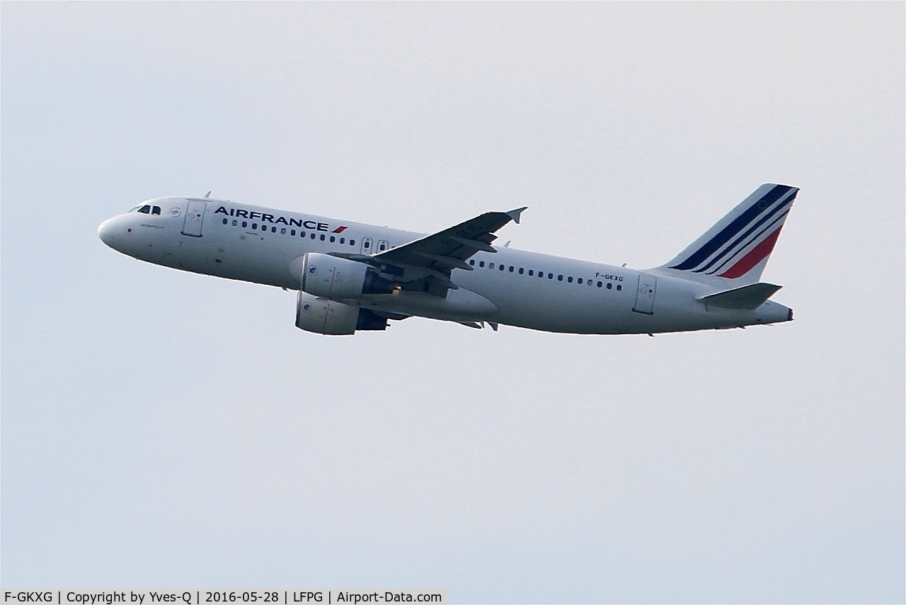 F-GKXG, 2002 Airbus A320-214 C/N 1894, Airbus A320-214, Climbing from rwy 08L, Roissy Charles De Gaulle airport (LFPG-CDG)