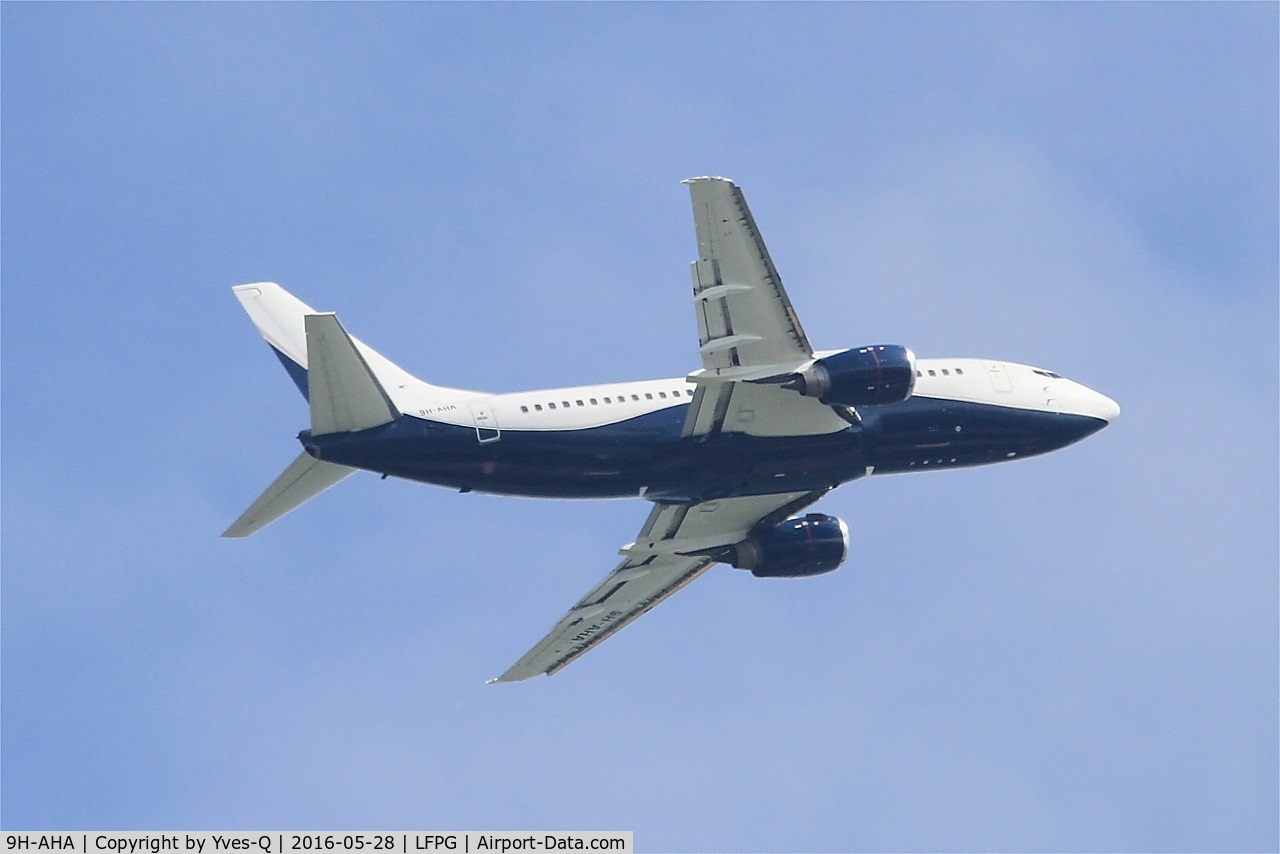 9H-AHA, 1991 Boeing 737-505 C/N 24647, Boeing 737-505, Climbing from rwy 06R, Roissy Charles De Gaulle airport (LFPG-CDG)