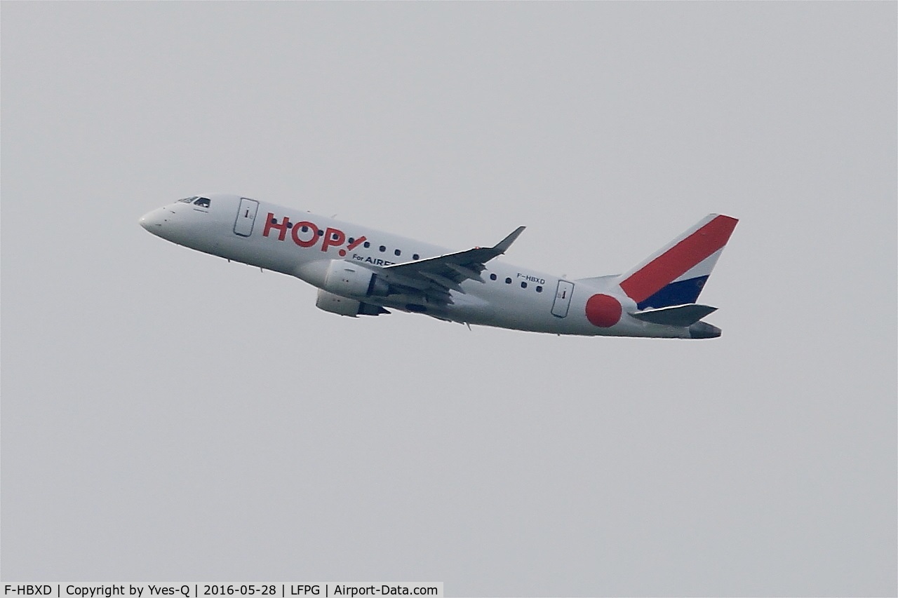 F-HBXD, 2009 Embraer 170ST (ERJ-170-100ST) C/N 17000281, Embraer 170ST, Climbing from rwy 08L, Roissy Charles De Gaulle airport (LFPG-CDG)