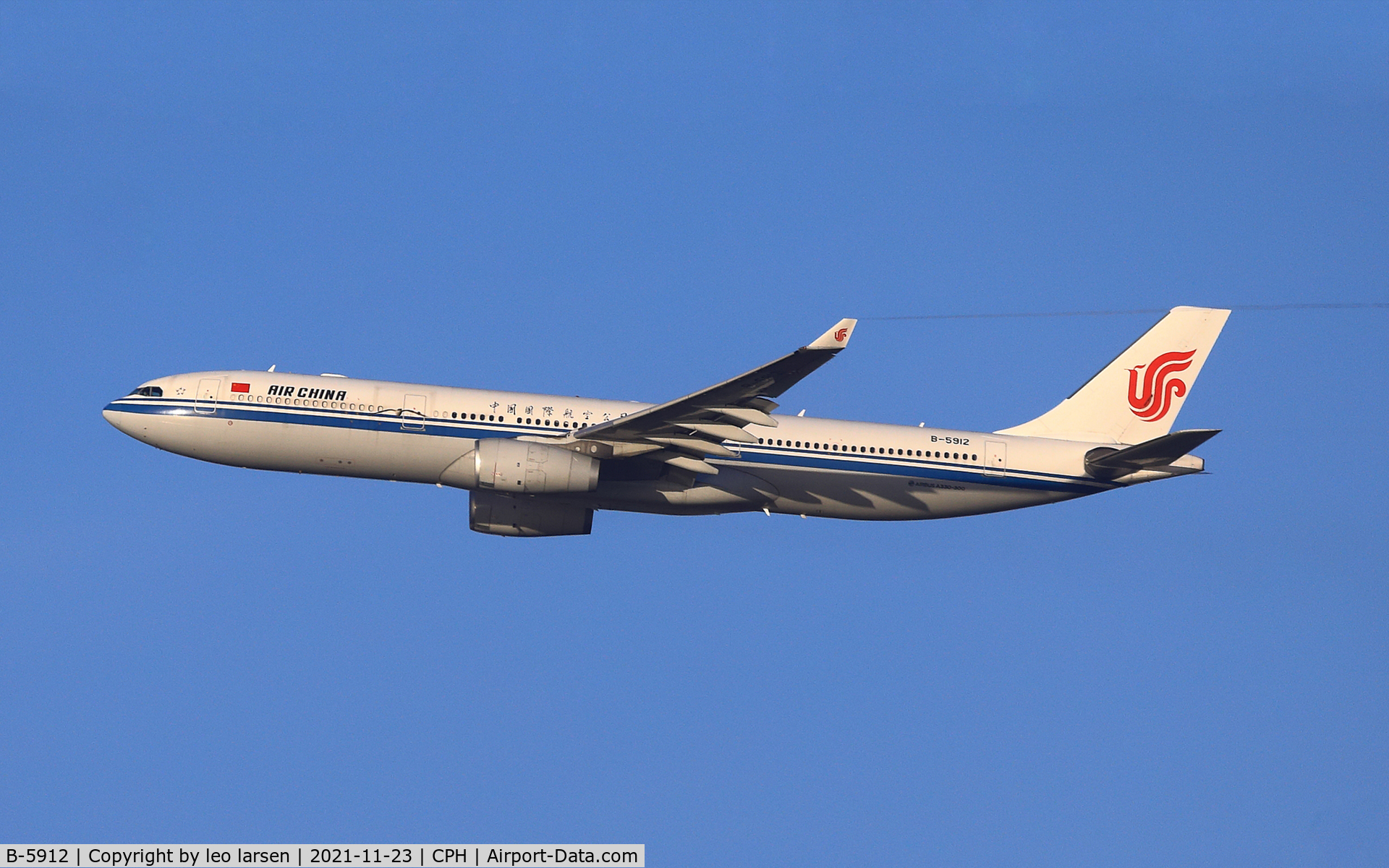 B-5912, 2013 Airbus A330-343X C/N 1493, Copenhagen 23.11.2021