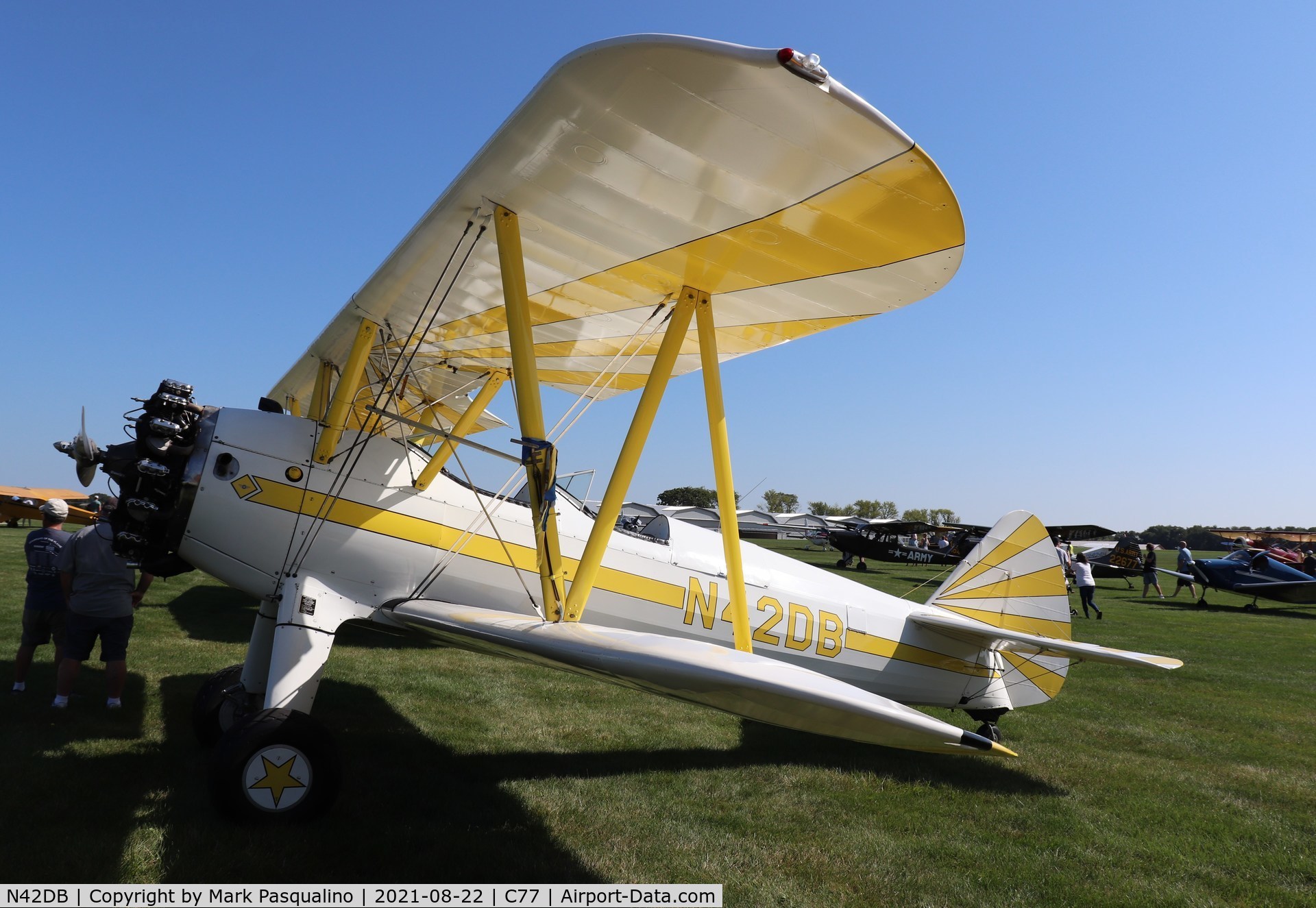 N42DB, 1942 Boeing A75N1 (PT-17) C/N 75-3144, Stearman