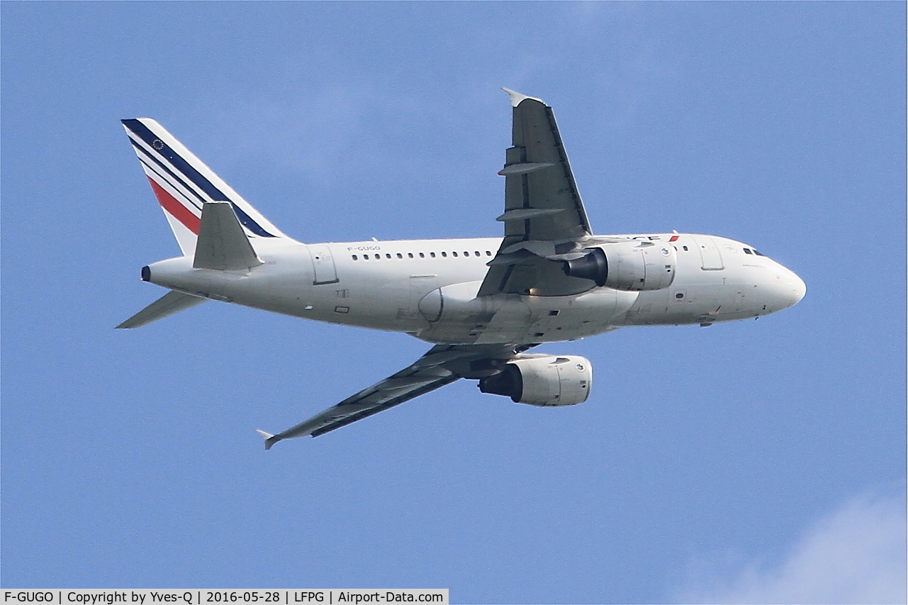F-GUGO, 2006 Airbus A318-111 C/N 2951, Airbus A318-111, Climbing from rwy 06R, Roissy Charles De Gaulle airport (LFPG-CDG)