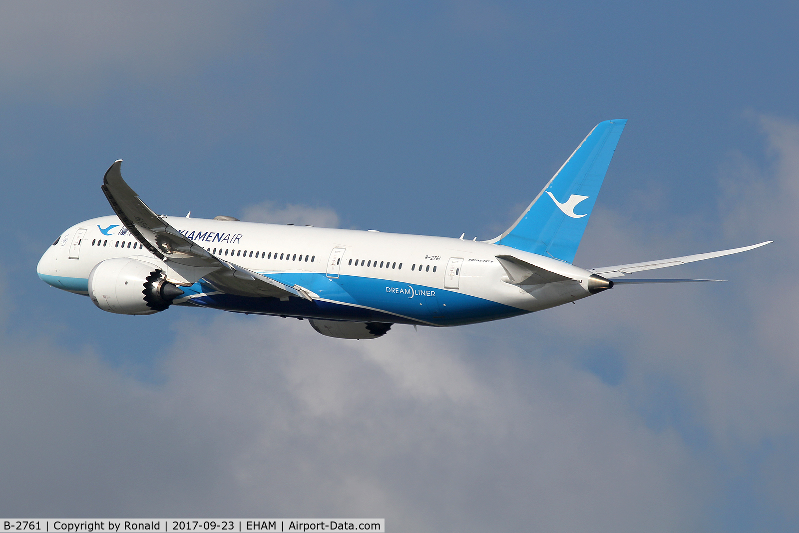 B-2761, 2015 Boeing 787-8 Dreamliner Dreamliner C/N 41541, at spl