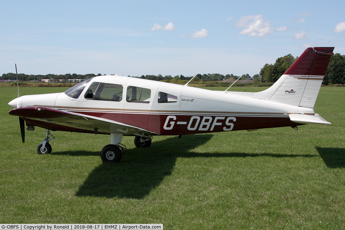 G-OBFS, 1998 Piper PA-28-161 Warrior III C/N 28-42039, at ehmz