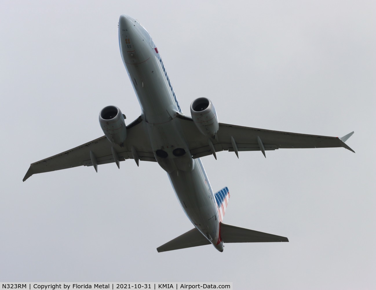 N323RM, 2018 Boeing 737-8 MAX C/N 44453, American 737 MAX 8