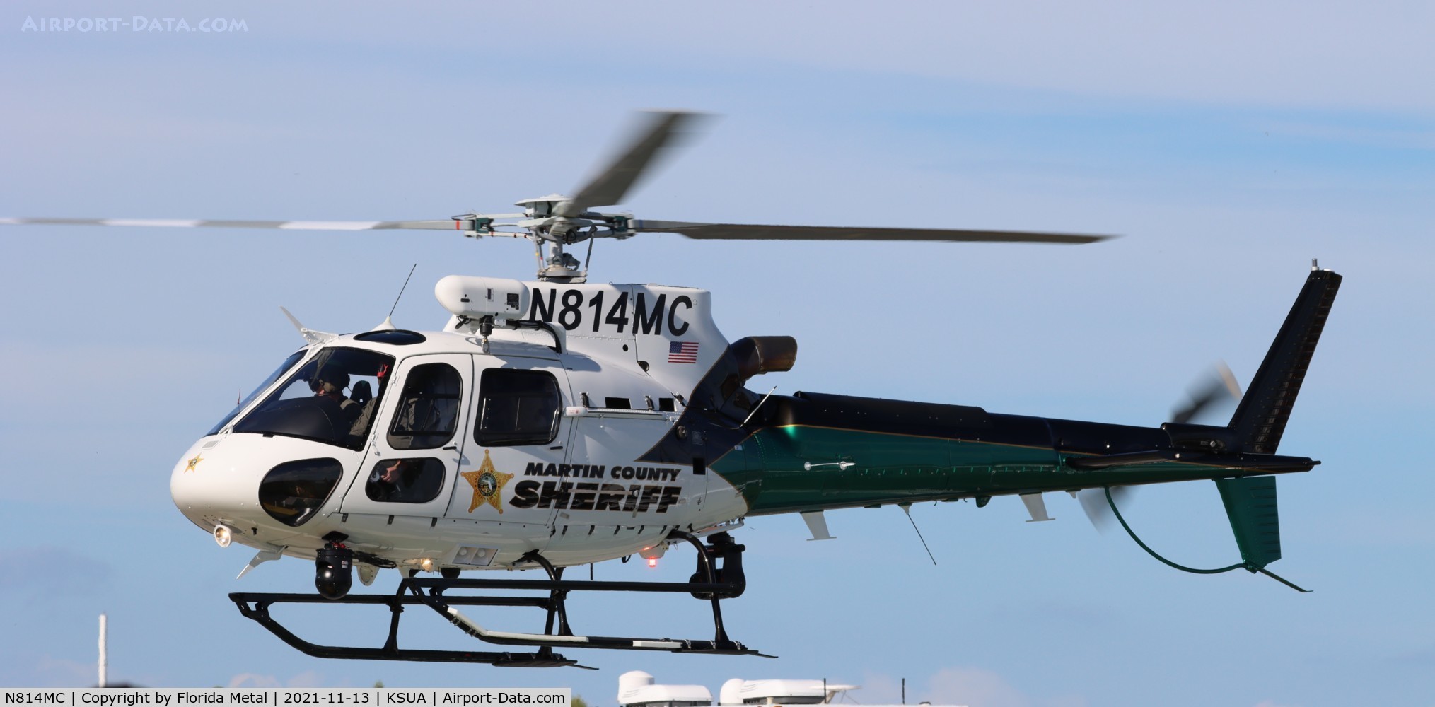 N814MC, 2021 Airbus Helicopters AS-350B-3e Ecureuil C/N 8871, Airbus H125 Martin County Sheriff