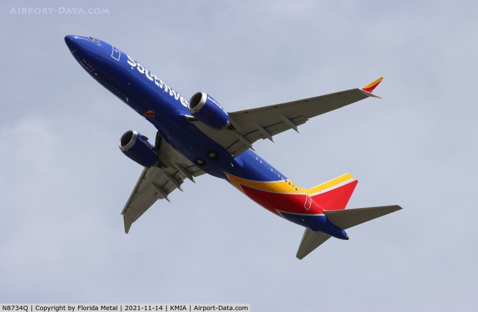 N8734Q, 2019 Boeing 737 MAX 8 C/N 60713, Southwest 737 MAX 8