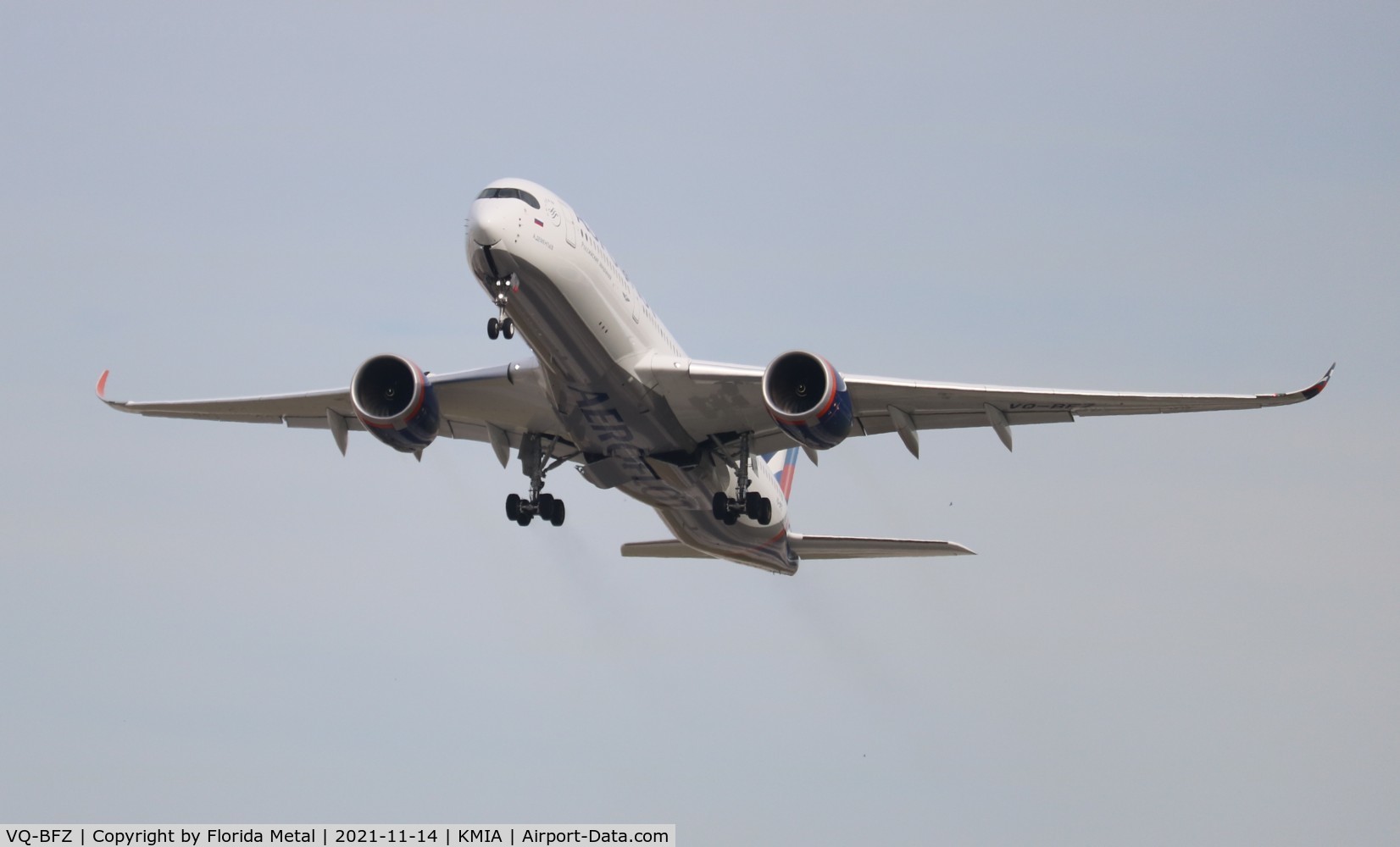 VQ-BFZ, 2020 Airbus A350-941 C/N 414, Aeroflot