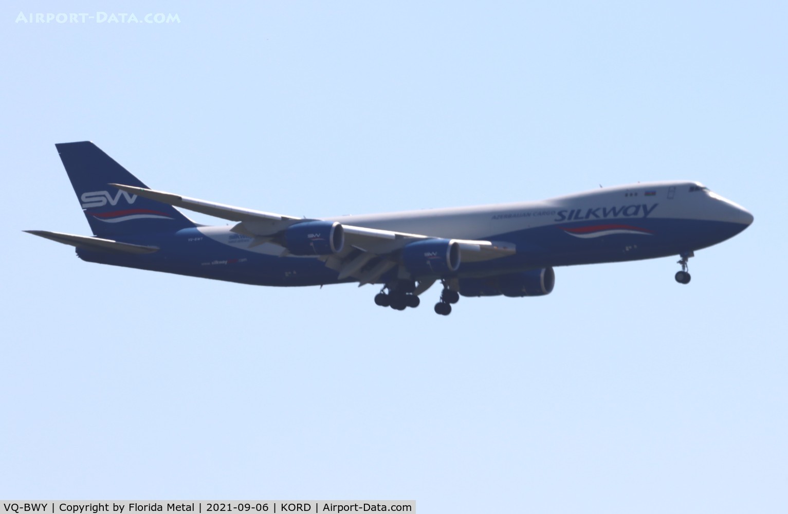 VQ-BWY, 2015 Boeing 747-83QF C/N 60120, Silkway
