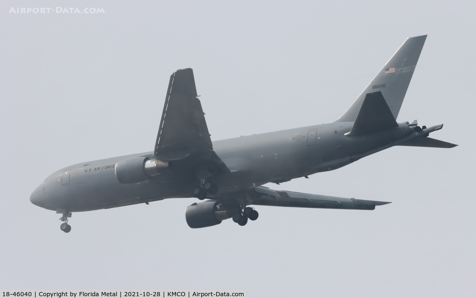 18-46040, 2019 Boeing KC-46A Pegasus C/N 34087/1162, MCO 2021