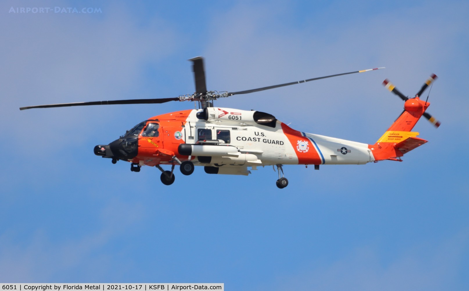 6051, Sikorsky HH-60J Seahawk C/N 70.2285, Sanford 2021