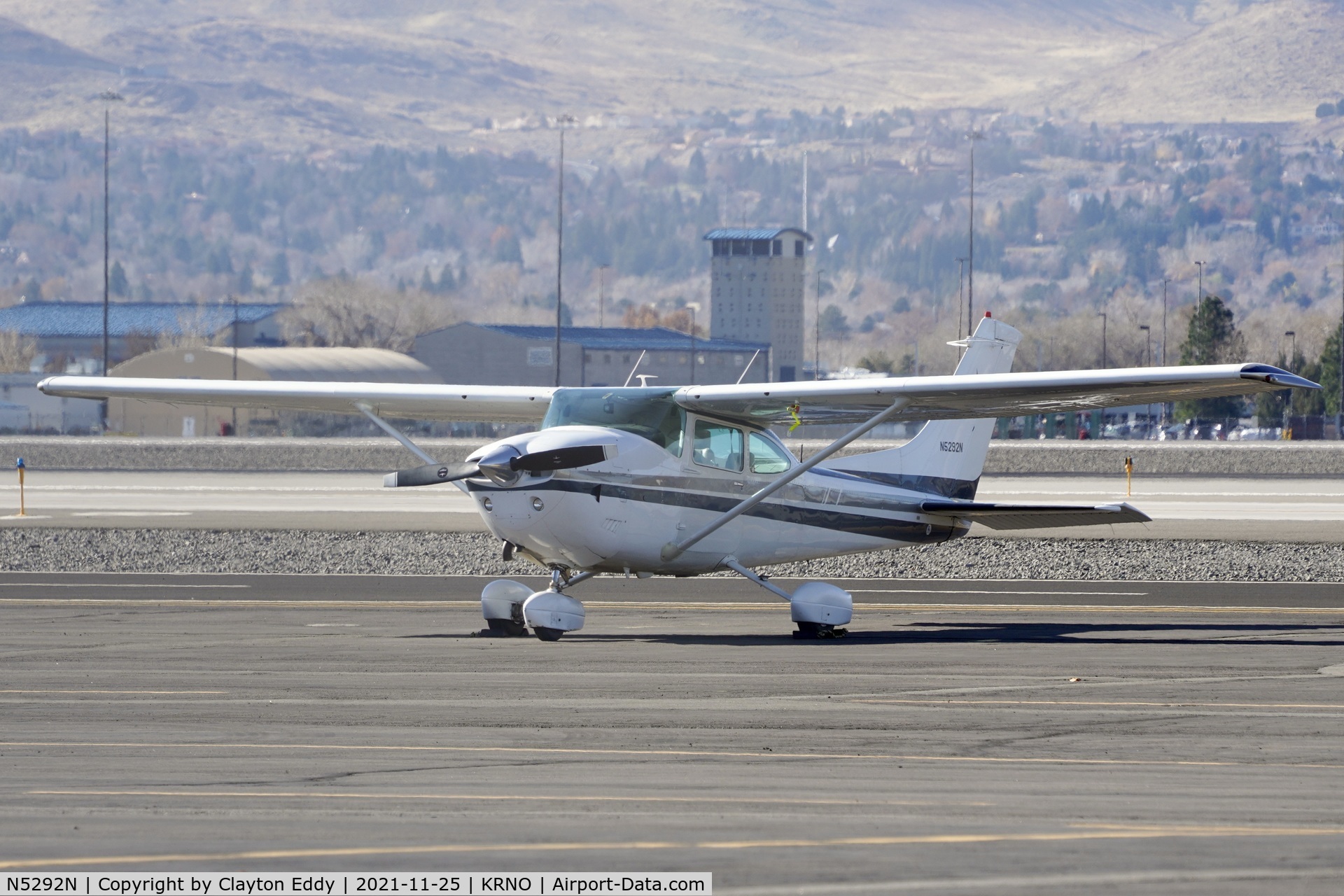 N5292N, 1980 Cessna 182Q Skylane C/N 18267624, Reno-Tahoe International Airport 2021.
