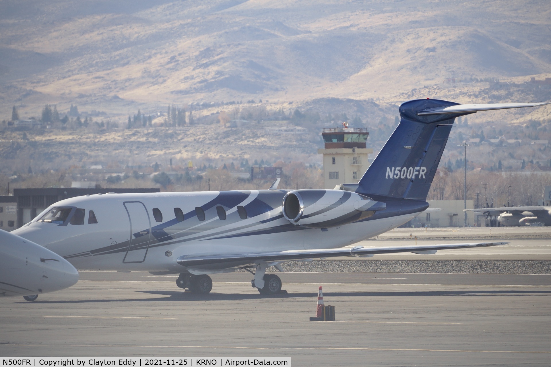 N500FR, 1992 Cessna 650 Citation VI C/N 650-0208, Reno-Tahoe International airport 2021.