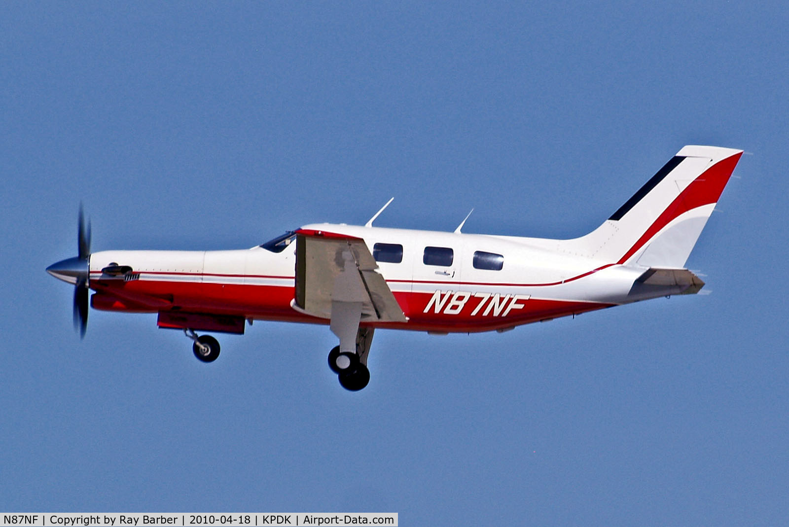 N87NF, 1987 Piper PA-46-310P Malibu C/N 4608099, N87NF   Piper PA-46-310P Malibu JetPROP DLX [4608099] Atlanta-Dekalb Peachtree~N 18/04/2010