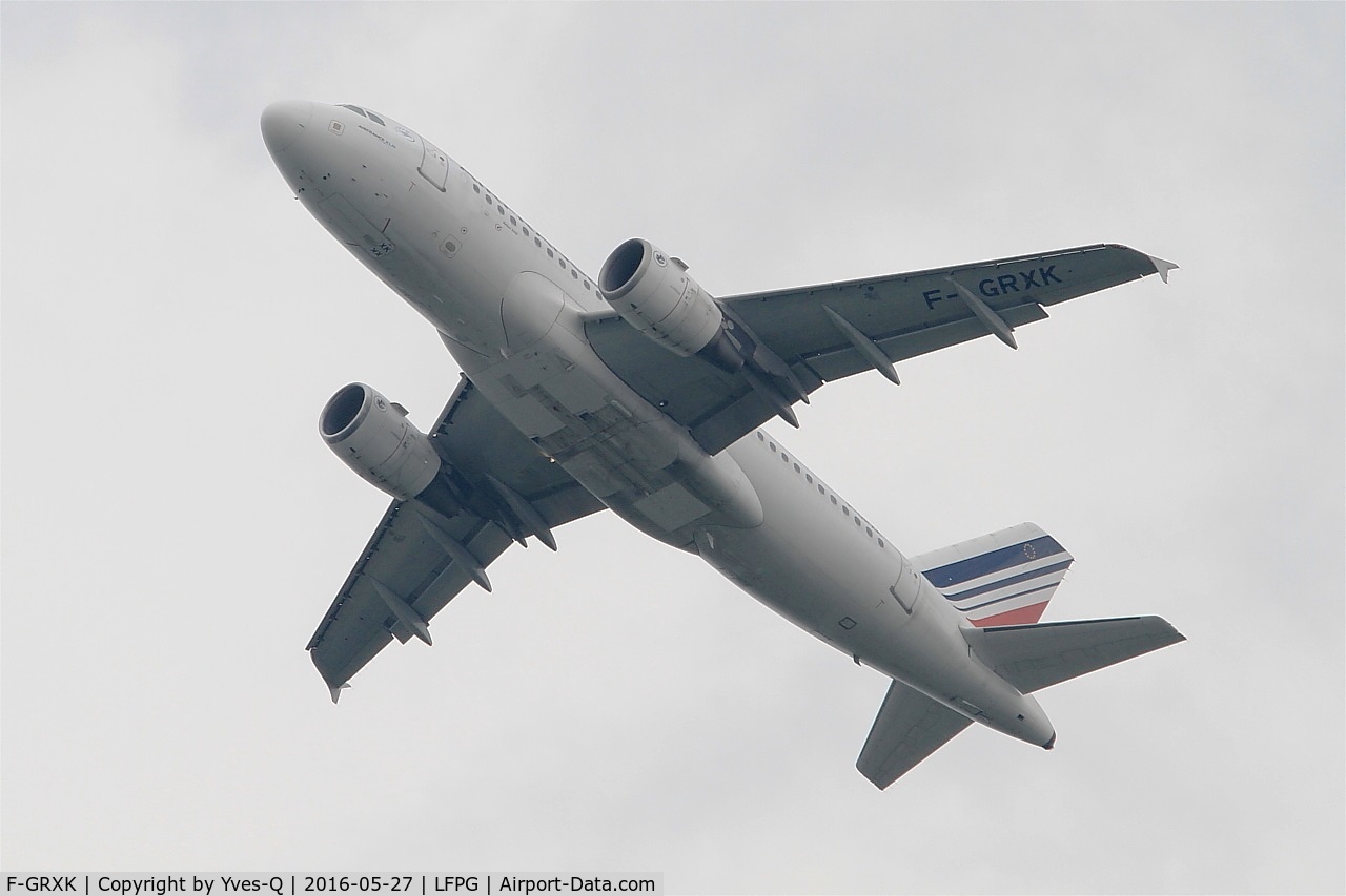 F-GRXK, 2006 Airbus A319-115LR C/N 2716, Airbus A319-115LR, Take off rwy 27L, Roissy Charles De Gaulle airport (LFPG-CDG)