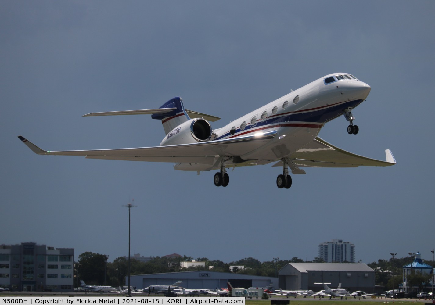 N500DH, 2020 Gulfstream GVII G500 C/N 72059, ORL 2021