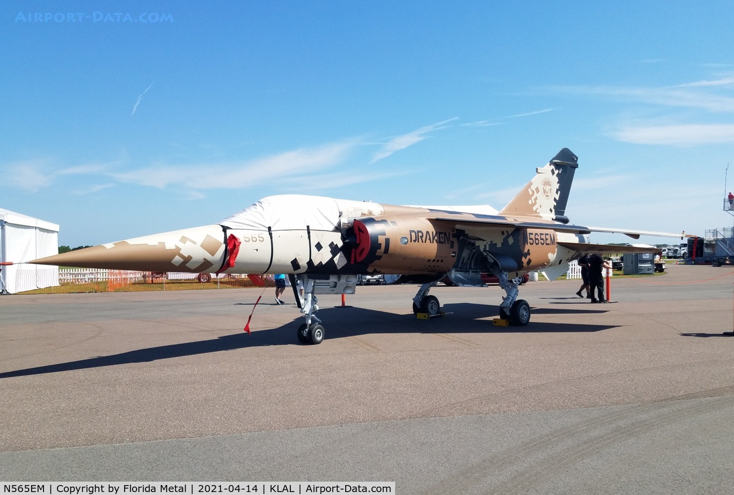 N565EM, 1981 Dassault Mirage F-1 C/N 44, Sun N Fun 2021