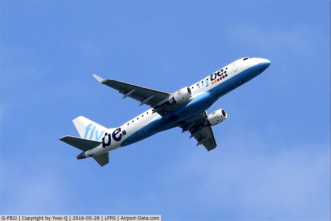 G-FBJJ, 2012 Embraer 175STD (ERJ-170-200) C/N 17000358, Embraer 175STD, Take off rwy 06R, Roissy Charles De Gaulle airport (LFPG-CDG)