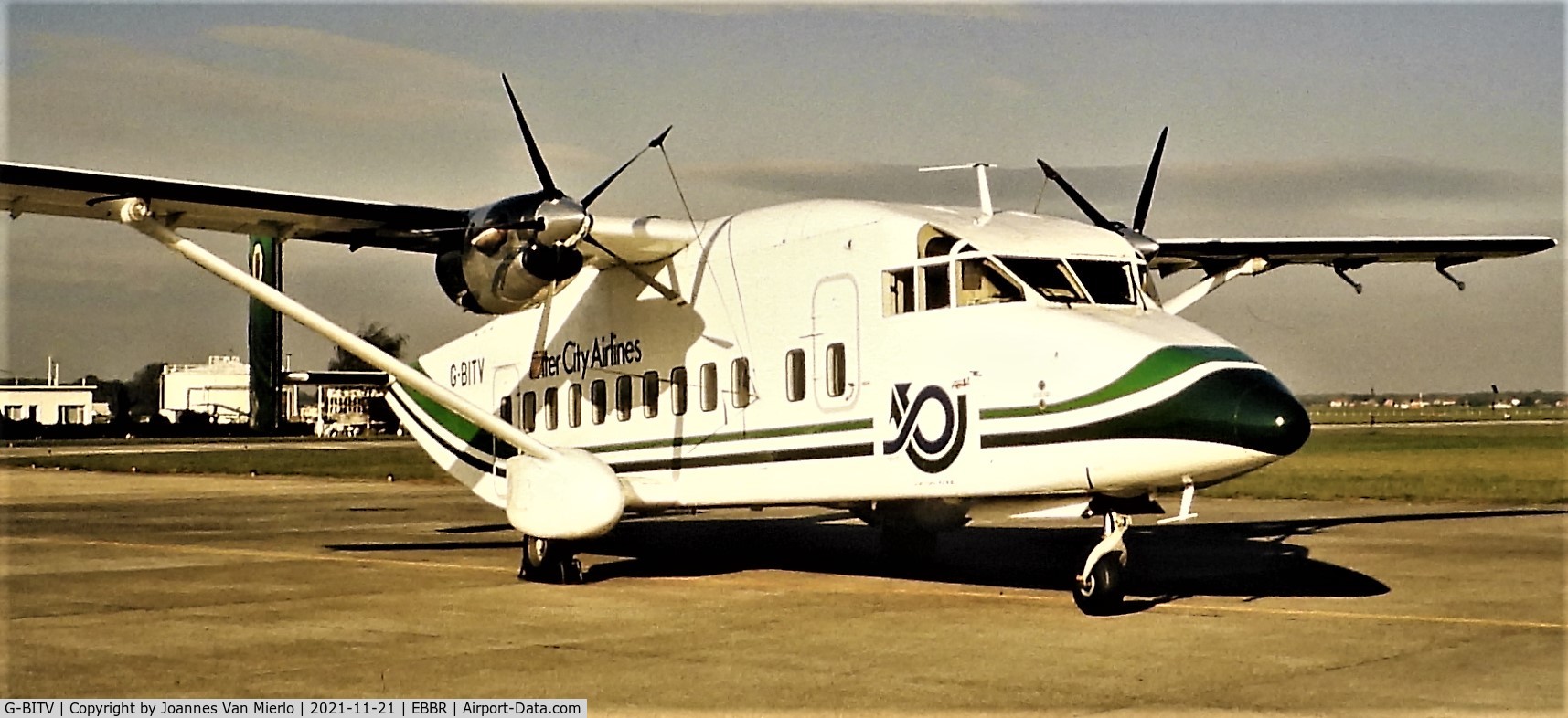 G-BITV, 1981 Short 330-100 C/N SH.3068, Slide scan