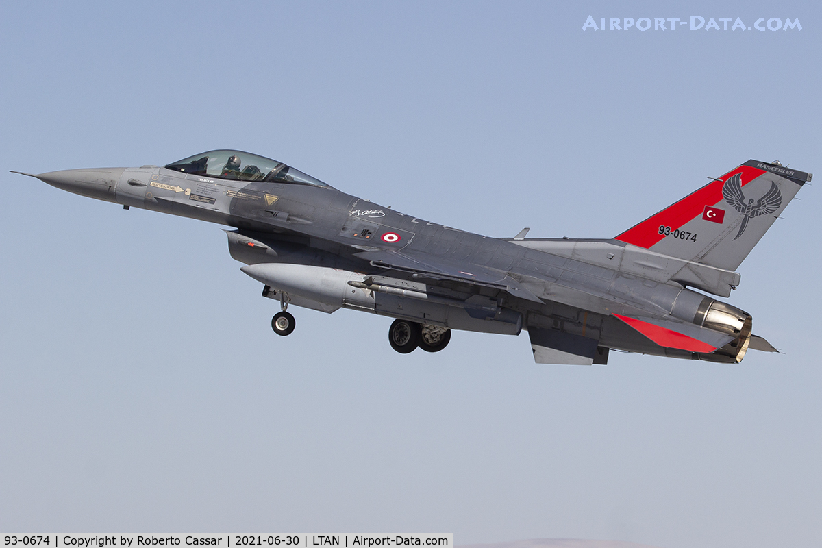 93-0674, TAI (Turkish Aerospace Industries) F-16C Fighting Falcon C/N HC-18, Anatolian Eagle 2021