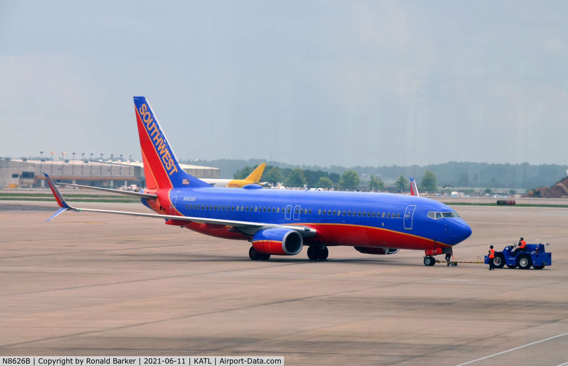 N8626B, 2014 Boeing 737-8H4 C/N 36894, Pushback Atlanta