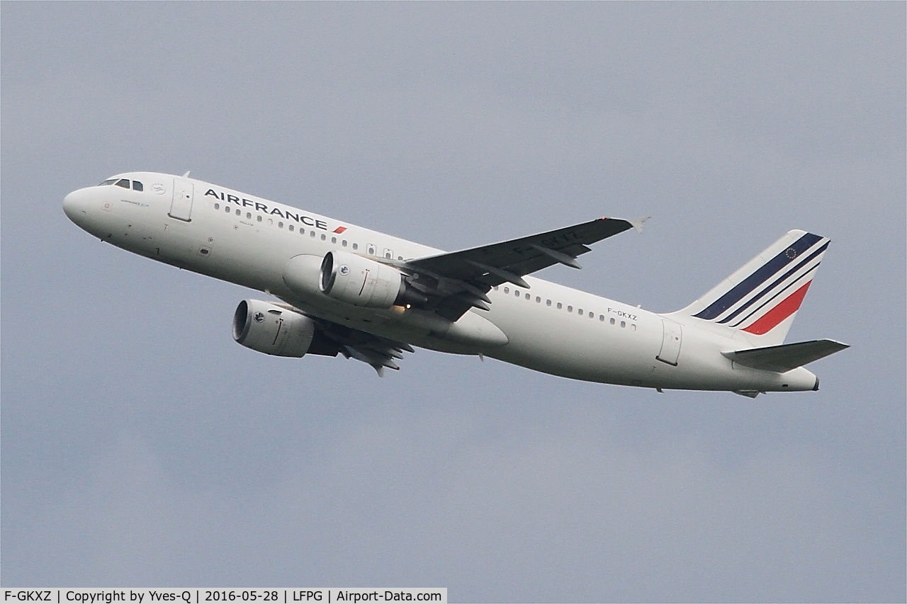 F-GKXZ, 2009 Airbus A320-214 C/N 4084, Airbus A320-214, Climbing from rwy 08L, Roissy Charles De Gaulle airport (LFPG-CDG)