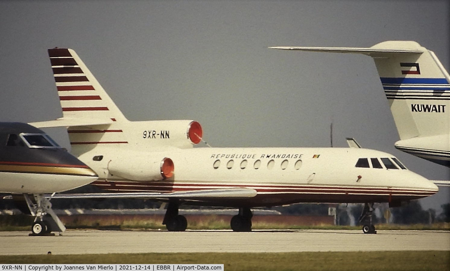 9XR-NN, 1979 Dassault Falcon 50 C/N 6, Slide scan