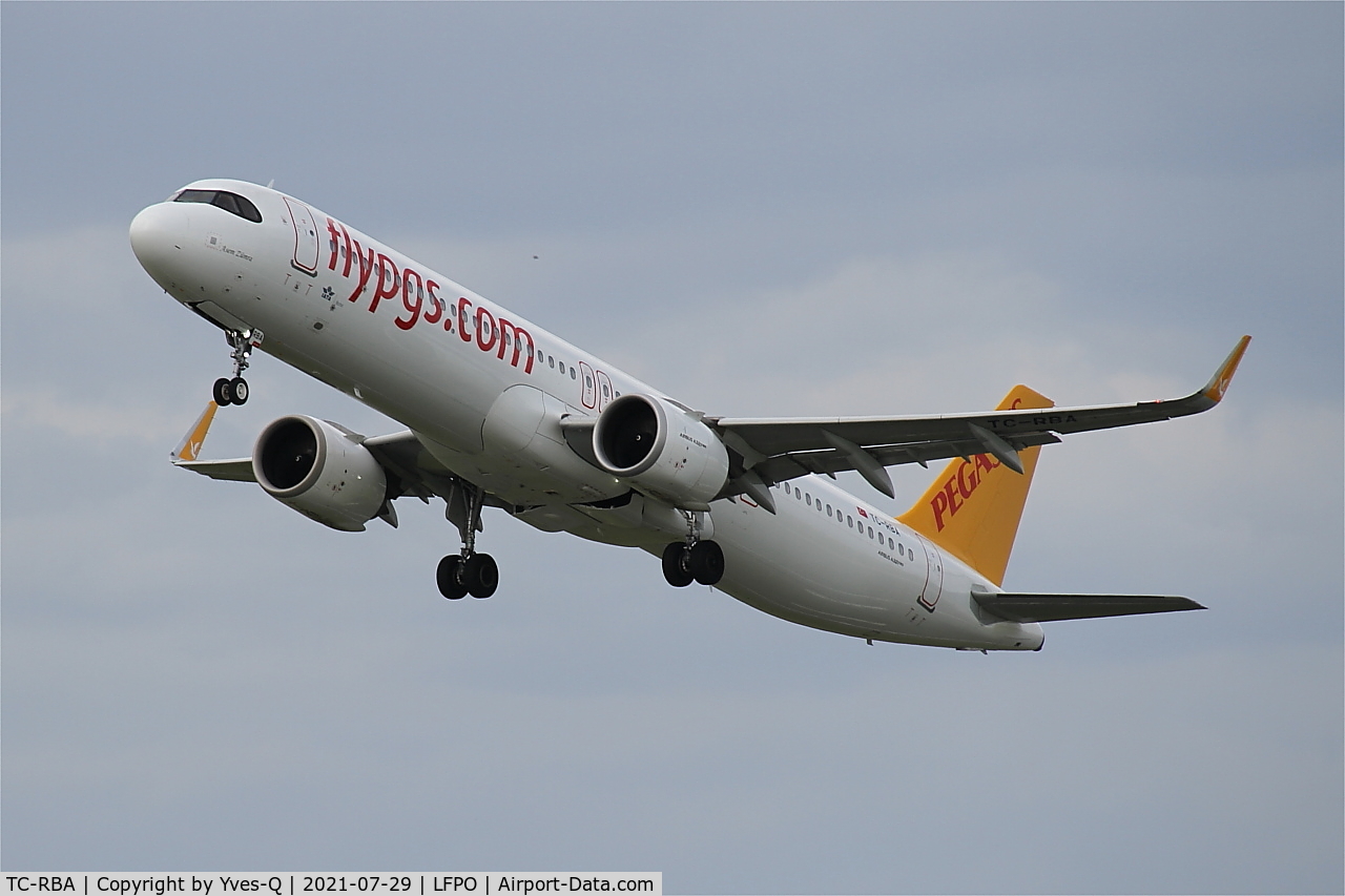 TC-RBA, 2019 Airbus A321-251NX C/N 8936, Airbus A321-251NX, Take off rwy 24, Paris Orly Airport (LFPO-ORY)