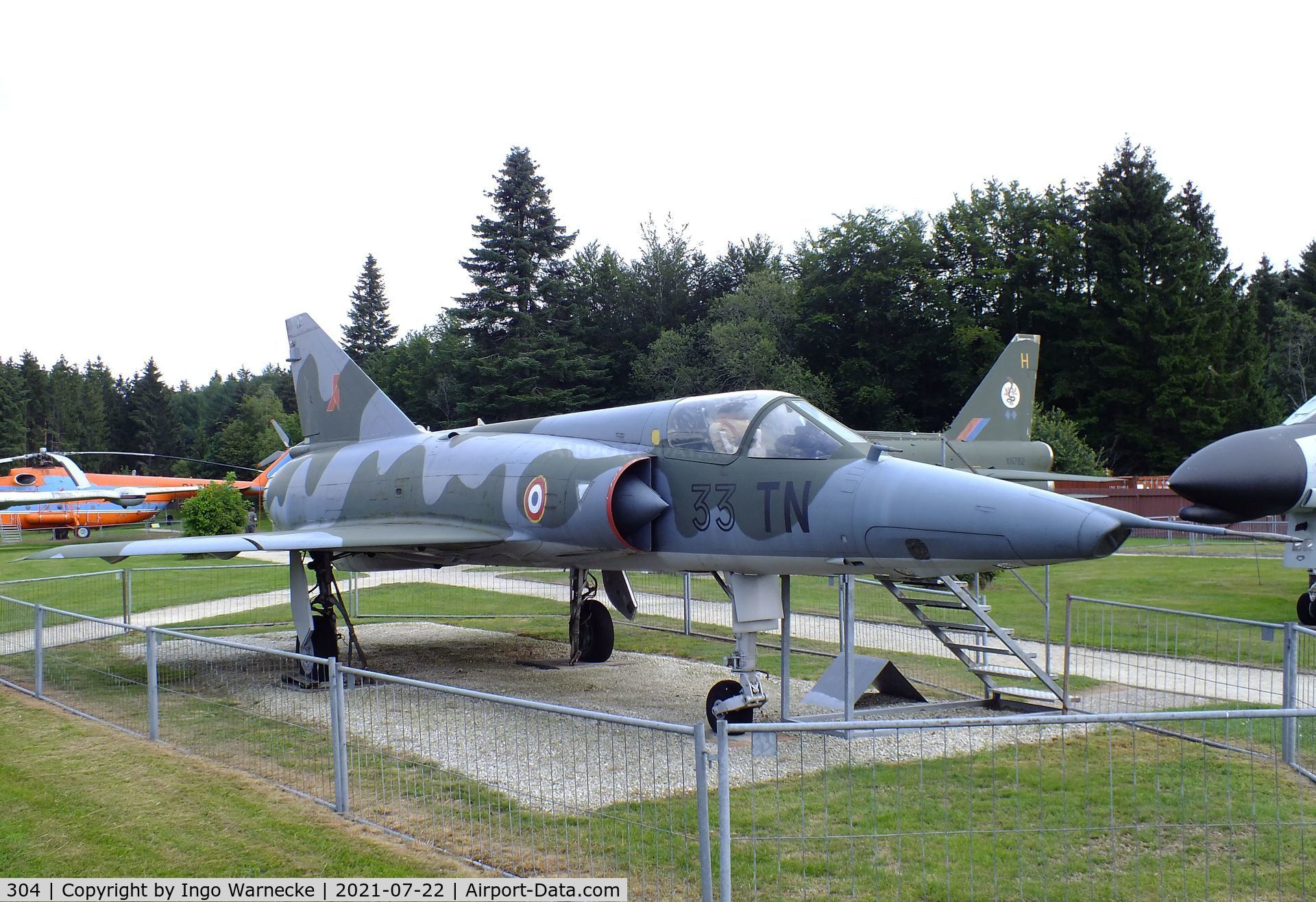 304, Dassault Mirage IIIR C/N 304, Dassault Mirage III R at the Flugausstellung P. Junior, Hermeskeil