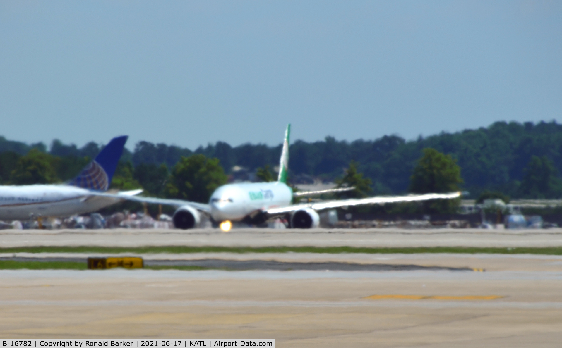B-16782, 2018 Boeing 777-F5E C/N 62825, Taxi for takeoff Atlanta