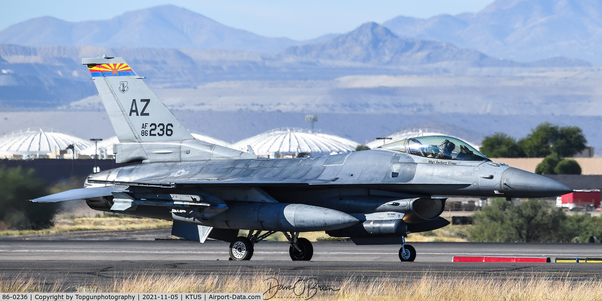 86-0236, General Dynamics F-16C Fighting Falcon C/N 5C-342, now with the 195th FS, AZ ANG.