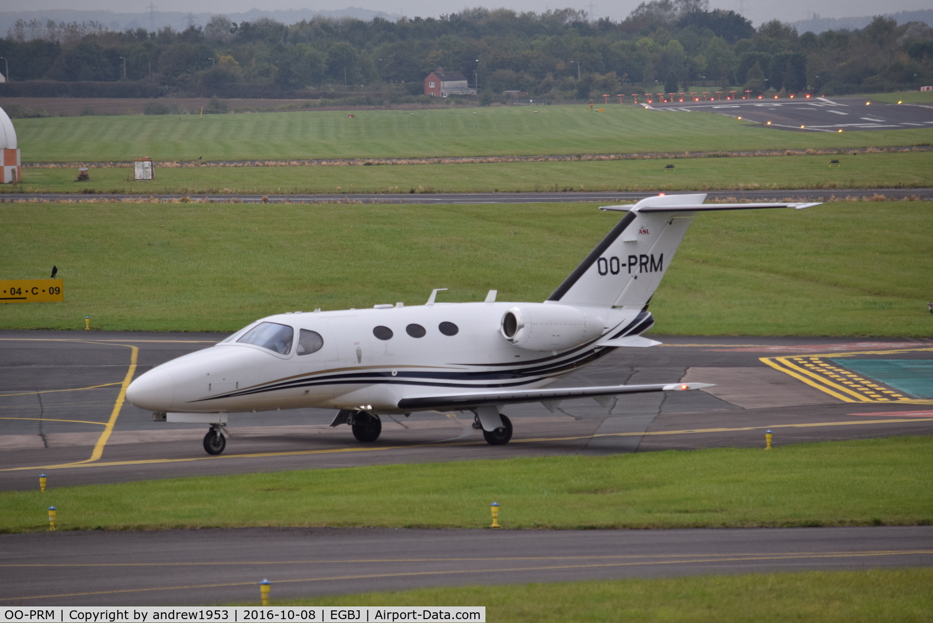 OO-PRM, 2008 Cessna 510 Citation Mustang Citation Mustang C/N 510-0125, OO-PRM at Gloucestershire Airport.