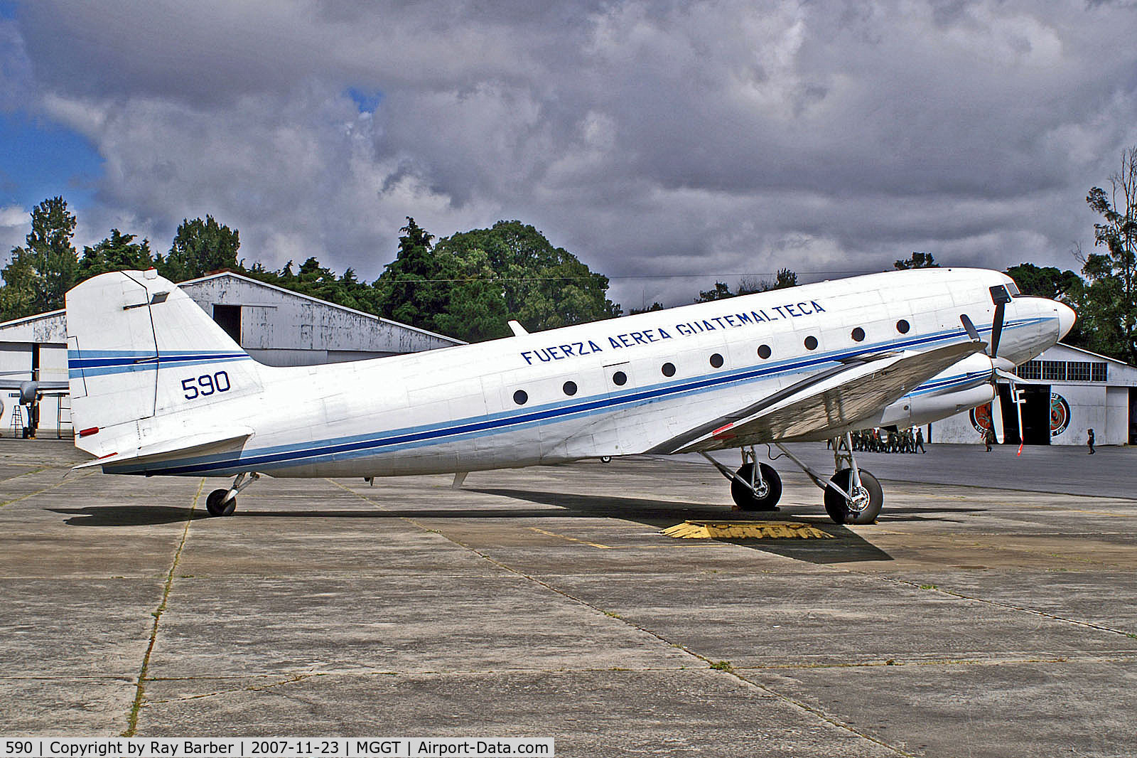 590, Basler BT-67 C/N 16820/33568, 590   Douglas DC-3 Basler BT-67 [16794 / 33542] (Guatemalan Air Force) Guatemala-La Aurora~TG 23/11/2007