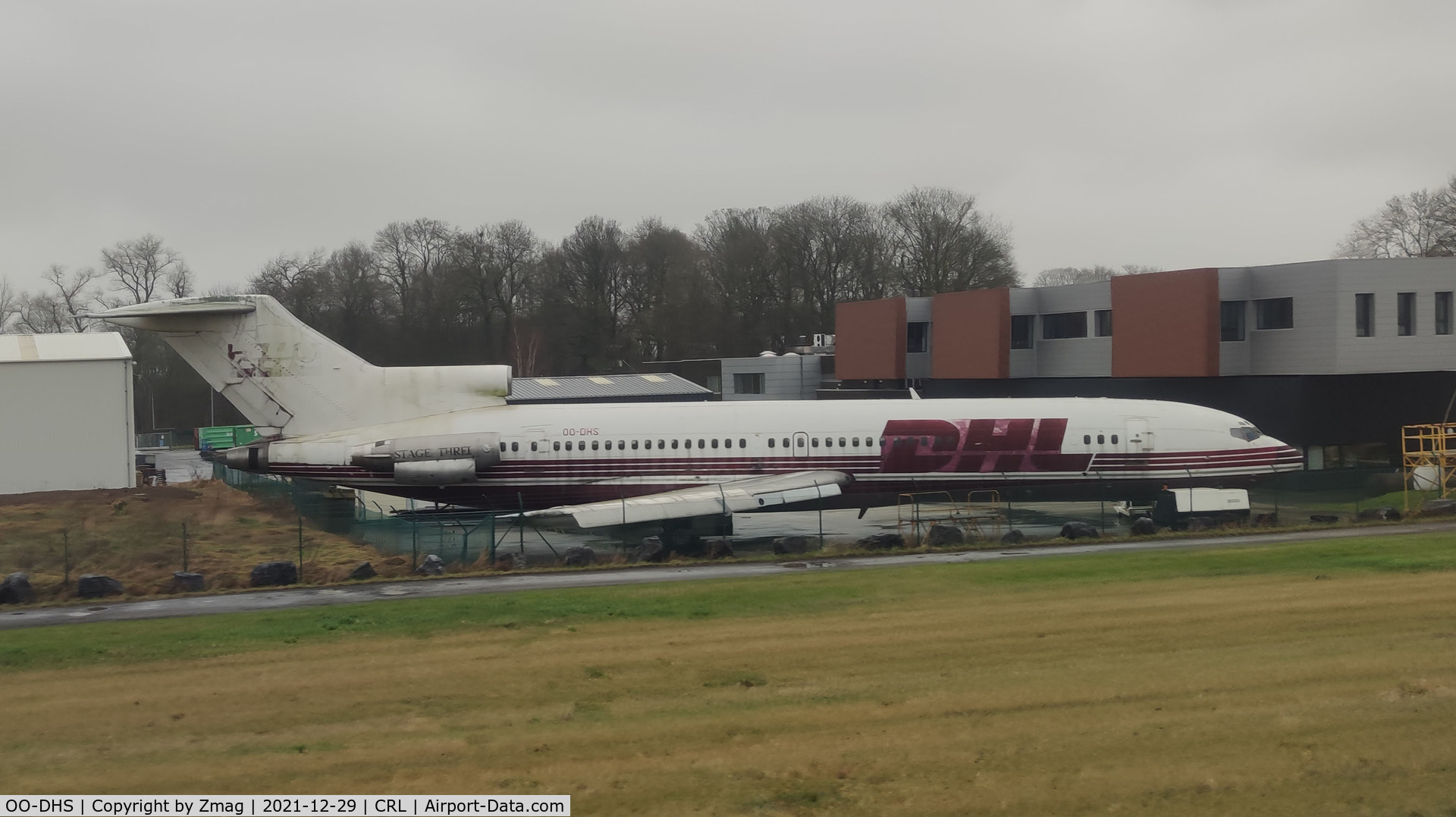 OO-DHS, 1969 Boeing 727-223(F) C/N 20189, Charleroi Airport - Belgium - 29 December 2021