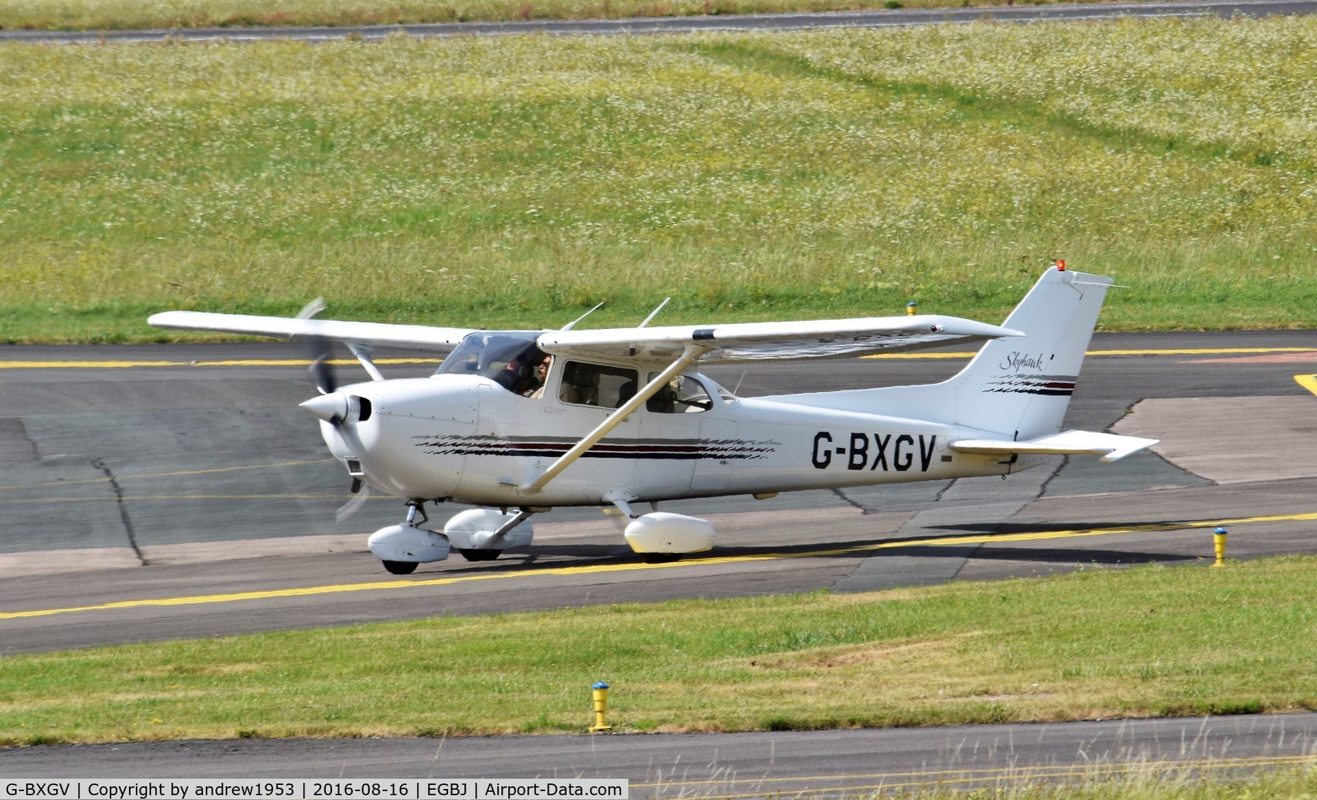 G-BXGV, 1997 Cessna 172R Skyhawk C/N 17280240, G-BXGV at Gloucestershire Airport.
