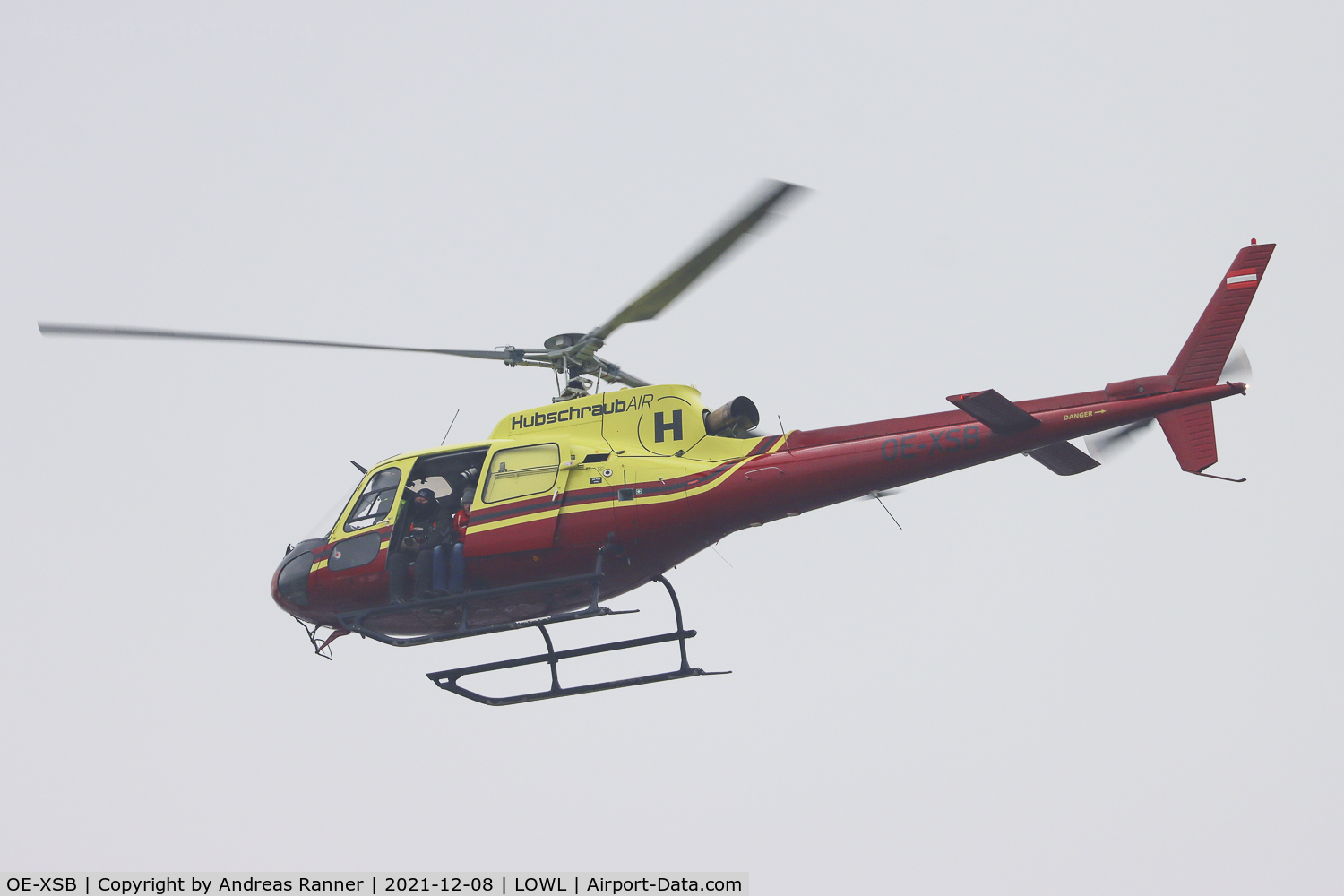 OE-XSB, Aérospatiale AS-350B-2 Ecureuil C/N 2387, HubschraubAIR AS350