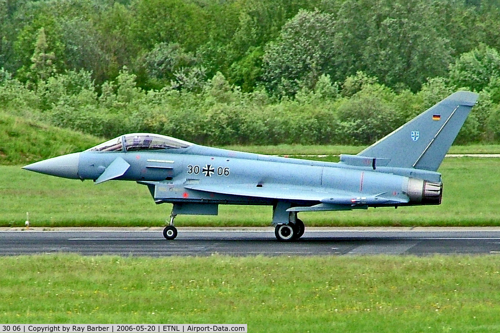 30 06, Eurofighter EF-2000 Typhoon S C/N 039/GS001, 30+06   Eurofighter EF2000 Typhoon [GS001] (German Air Force) Rostock-Laage~D 20/05/2006