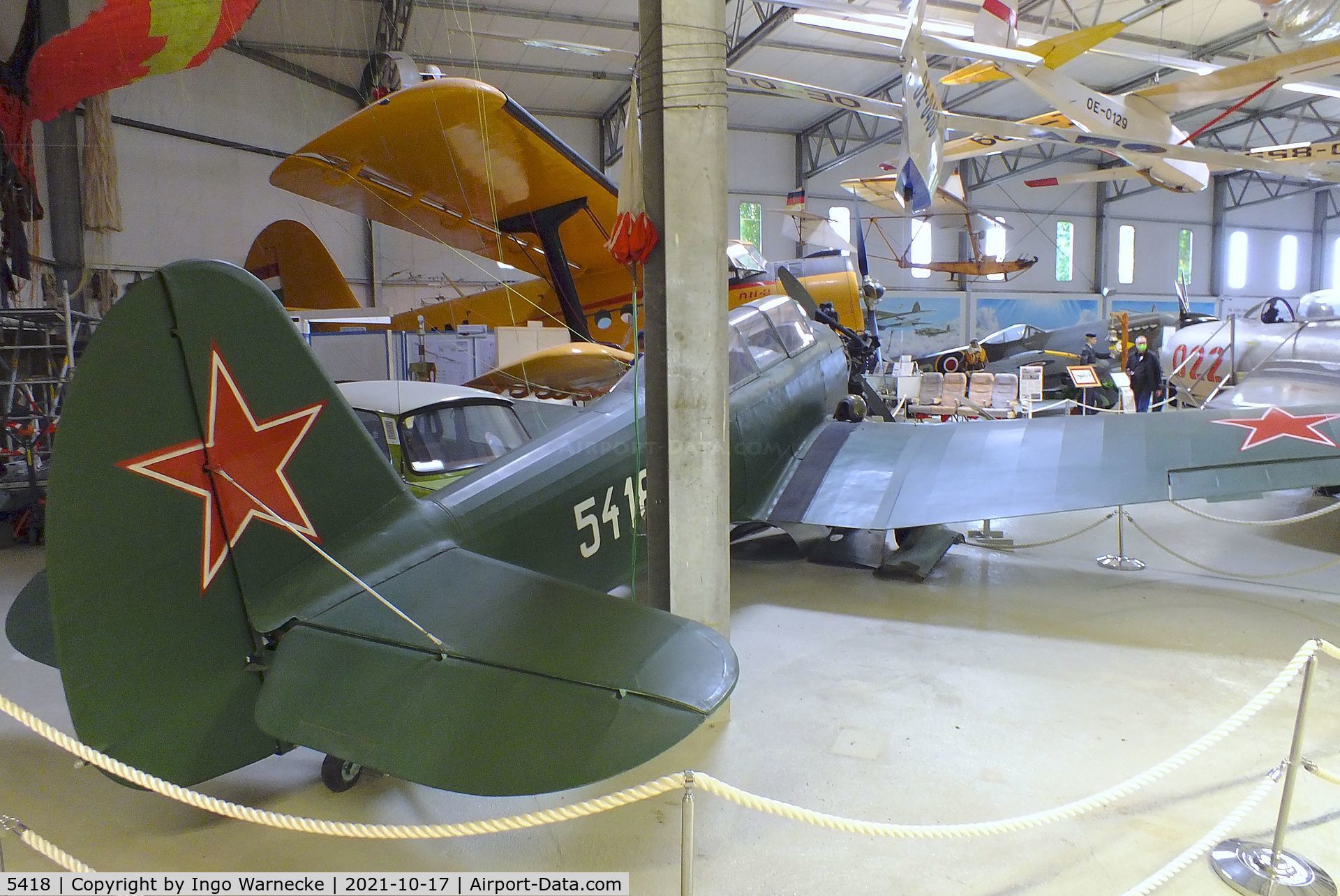 5418, Yakovlev Yak-18 C/N unknown_5418, Yakovlev Yak-18 MAX at the Luftfahrtmuseum Laatzen, Laatzen (Hannover)