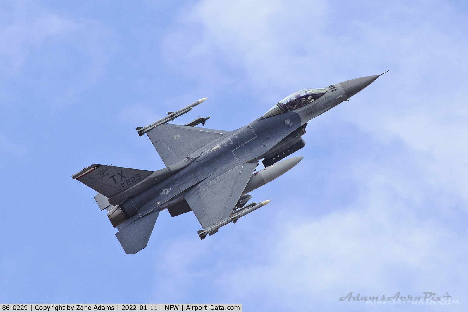 86-0229, General Dynamics F-16C Fighting Falcon C/N 5C-335, 301st Spad returns to NAS Fort Worth