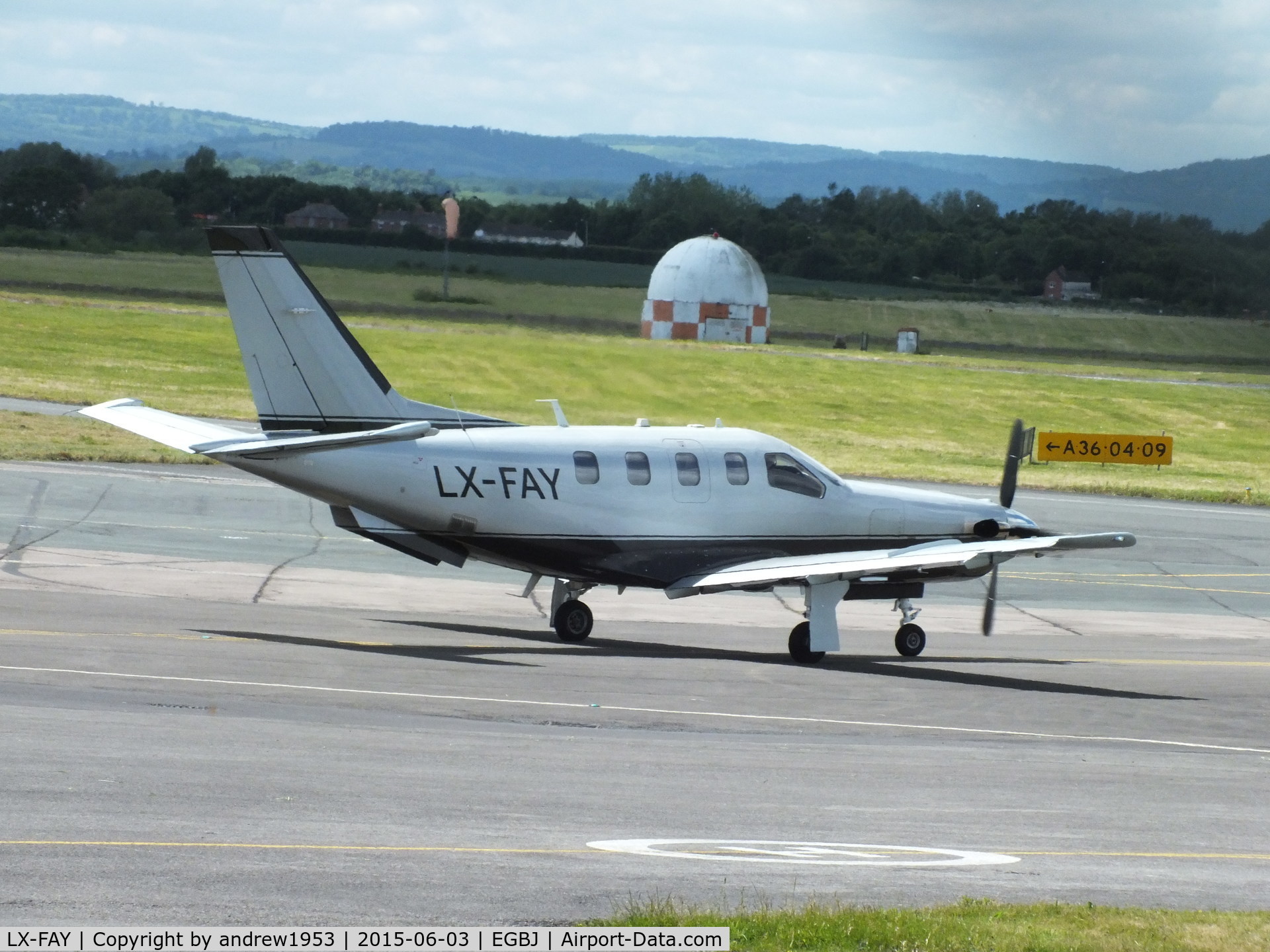 LX-FAY, 2008 Socata TBM-850 C/N 452, LX-FAY at Gloucestershire Airport.