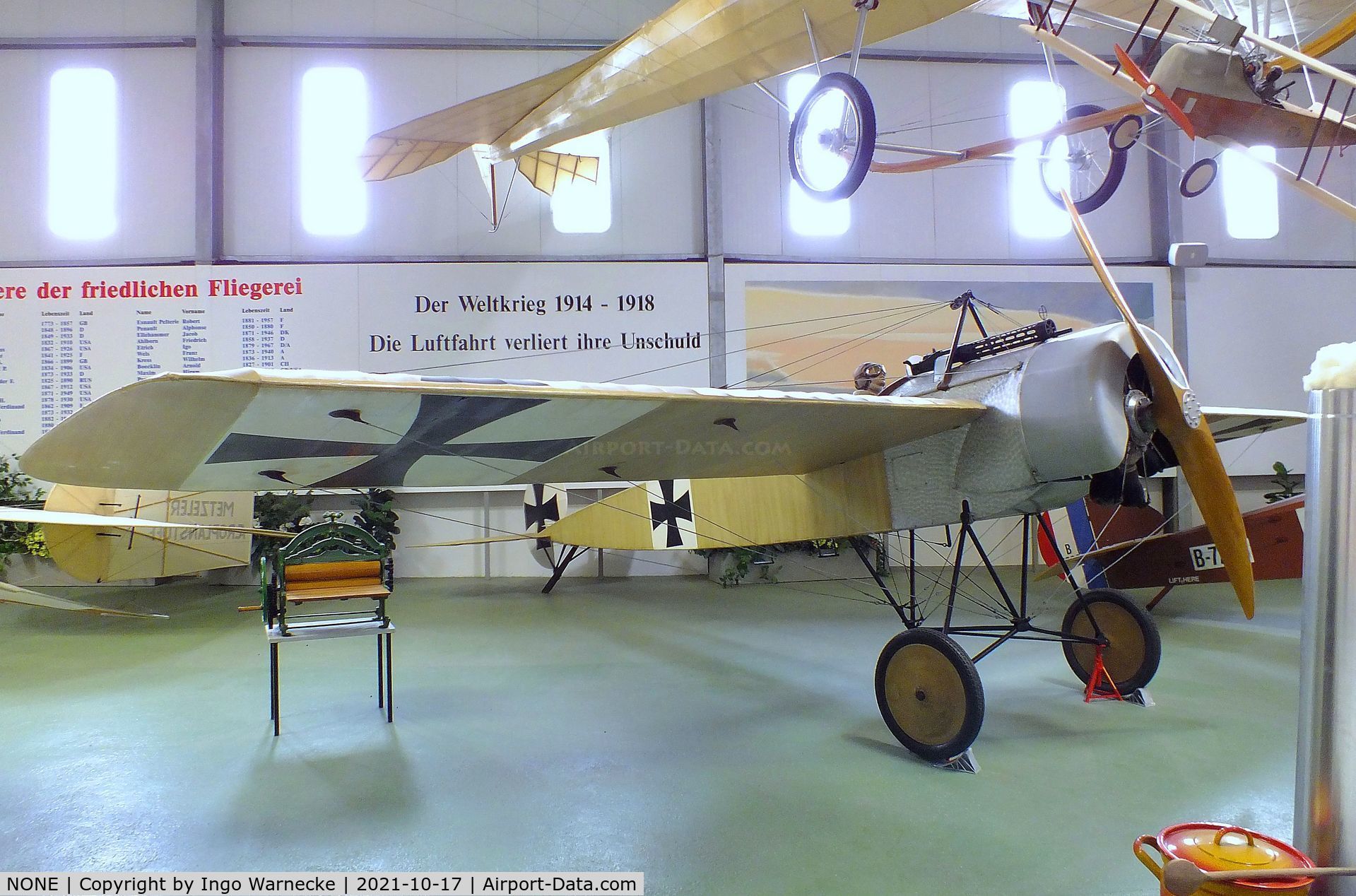 NONE, Fokker E III replica C/N unknown_Laatzen, Fokker E III replica at the Luftfahrtmuseum Laatzen, Laatzen (Hannover)