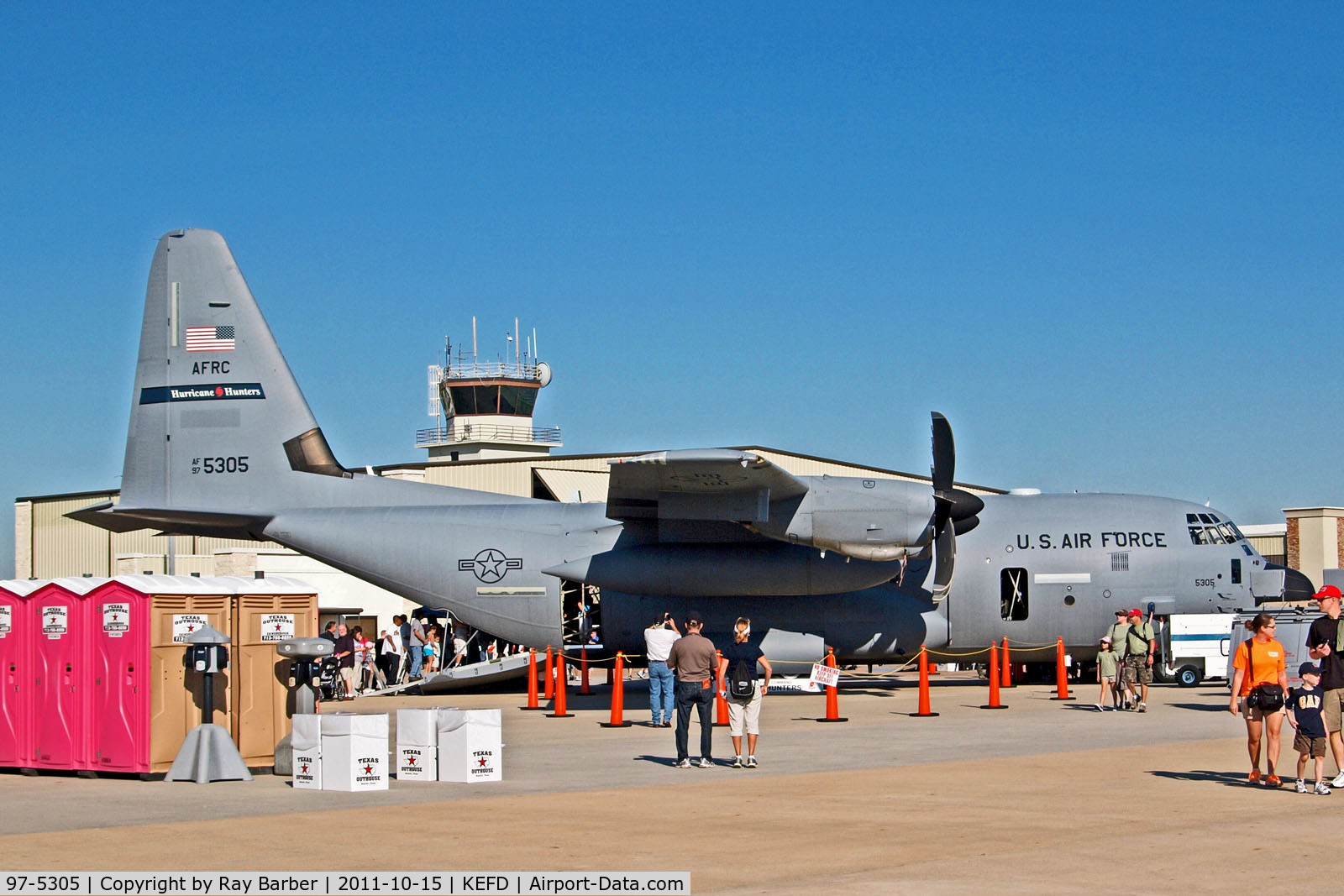 97-5305, 1997 Lockheed WC-130J Hercules C/N 382-5475, 97-5305   (975305) Lockheed WC-130J Hercules [5475] (United States Air Force) Houston-Ellington Field~N 15/10/2011