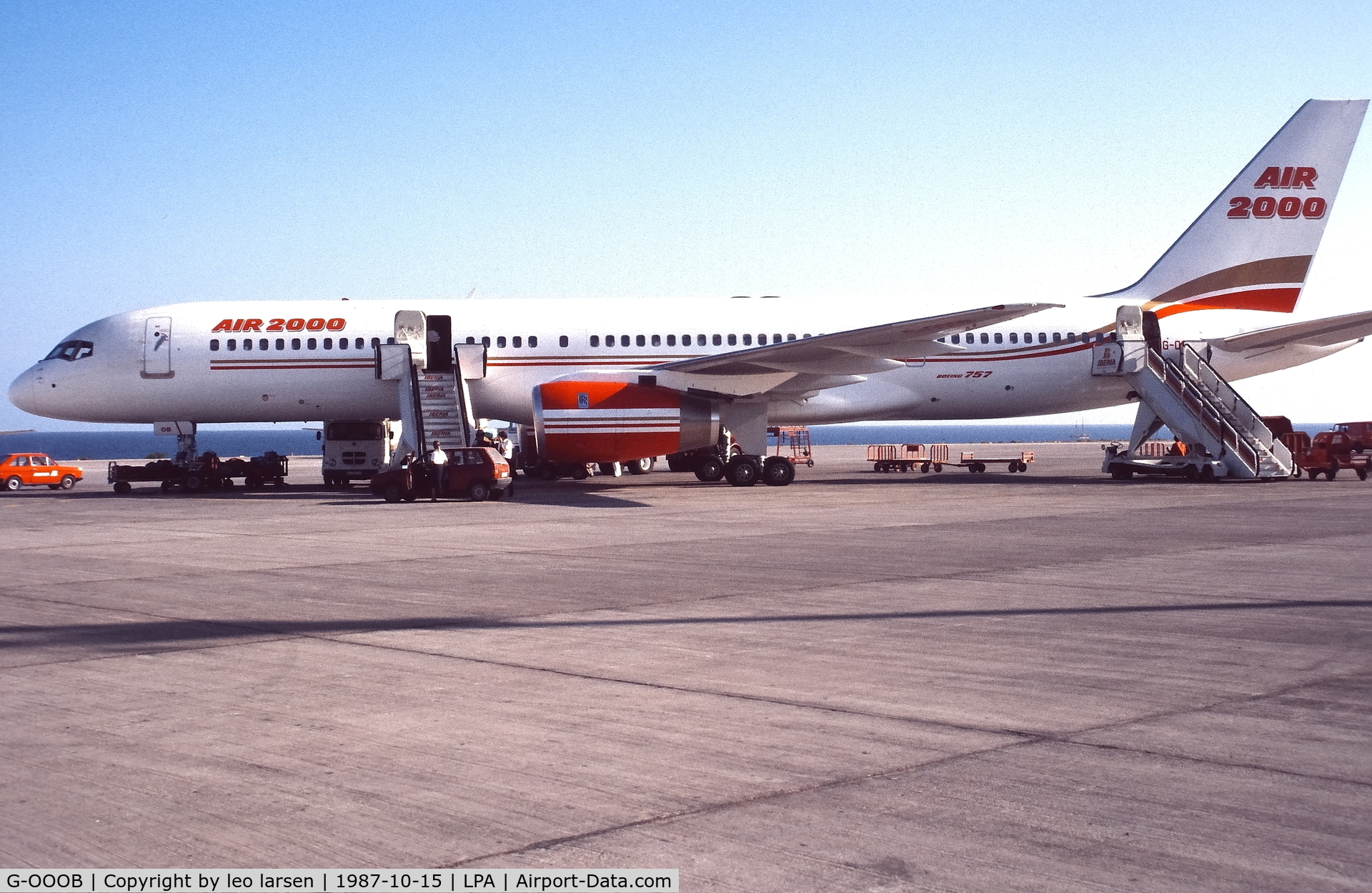 G-OOOB, 1987 Boeing 757-28A C/N 23822, Las Palmas 15.10.1987