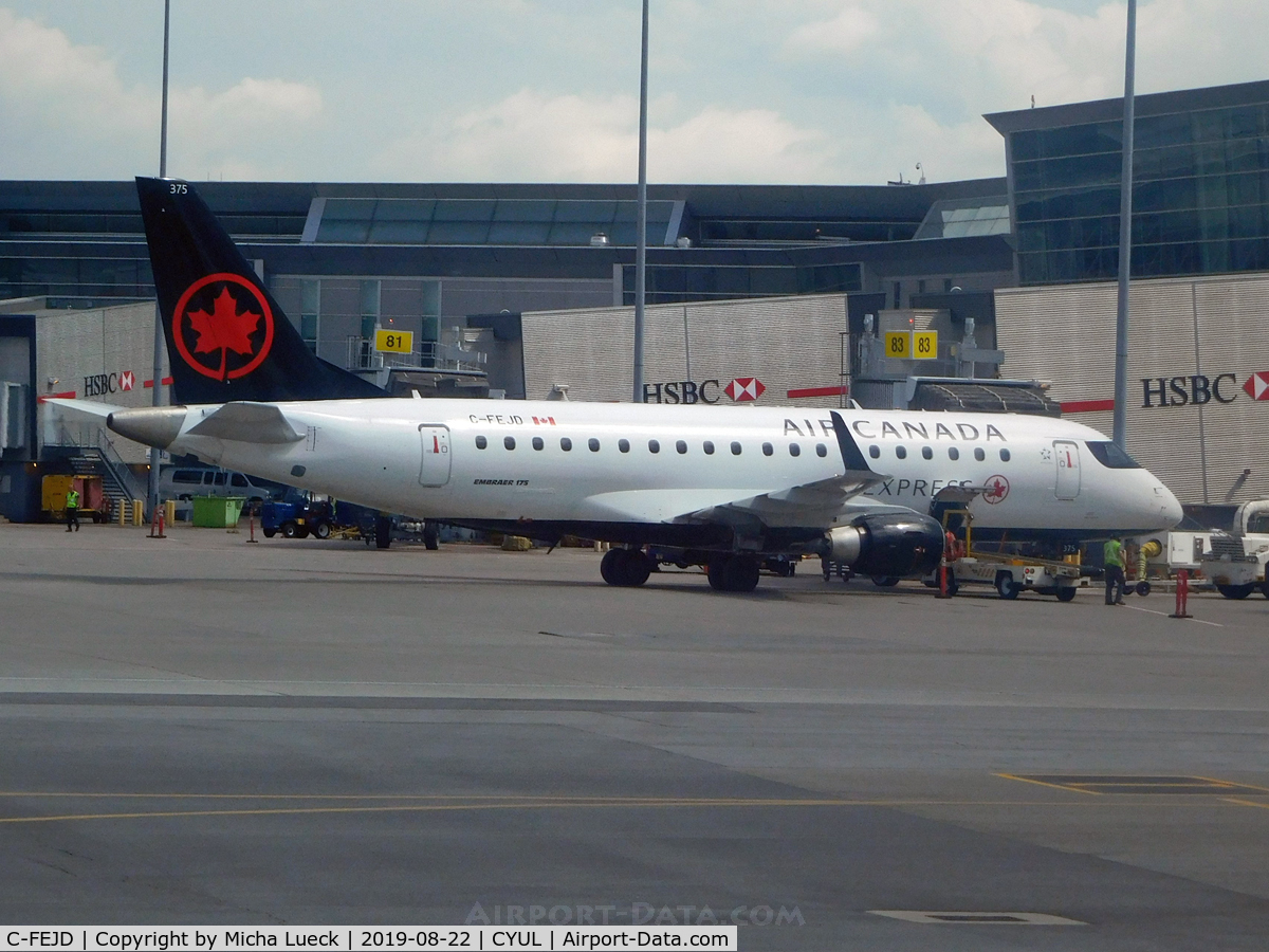 C-FEJD, 2005 Embraer 175SU (ERJ-170-200SU) C/N 17000090, At Montreal
