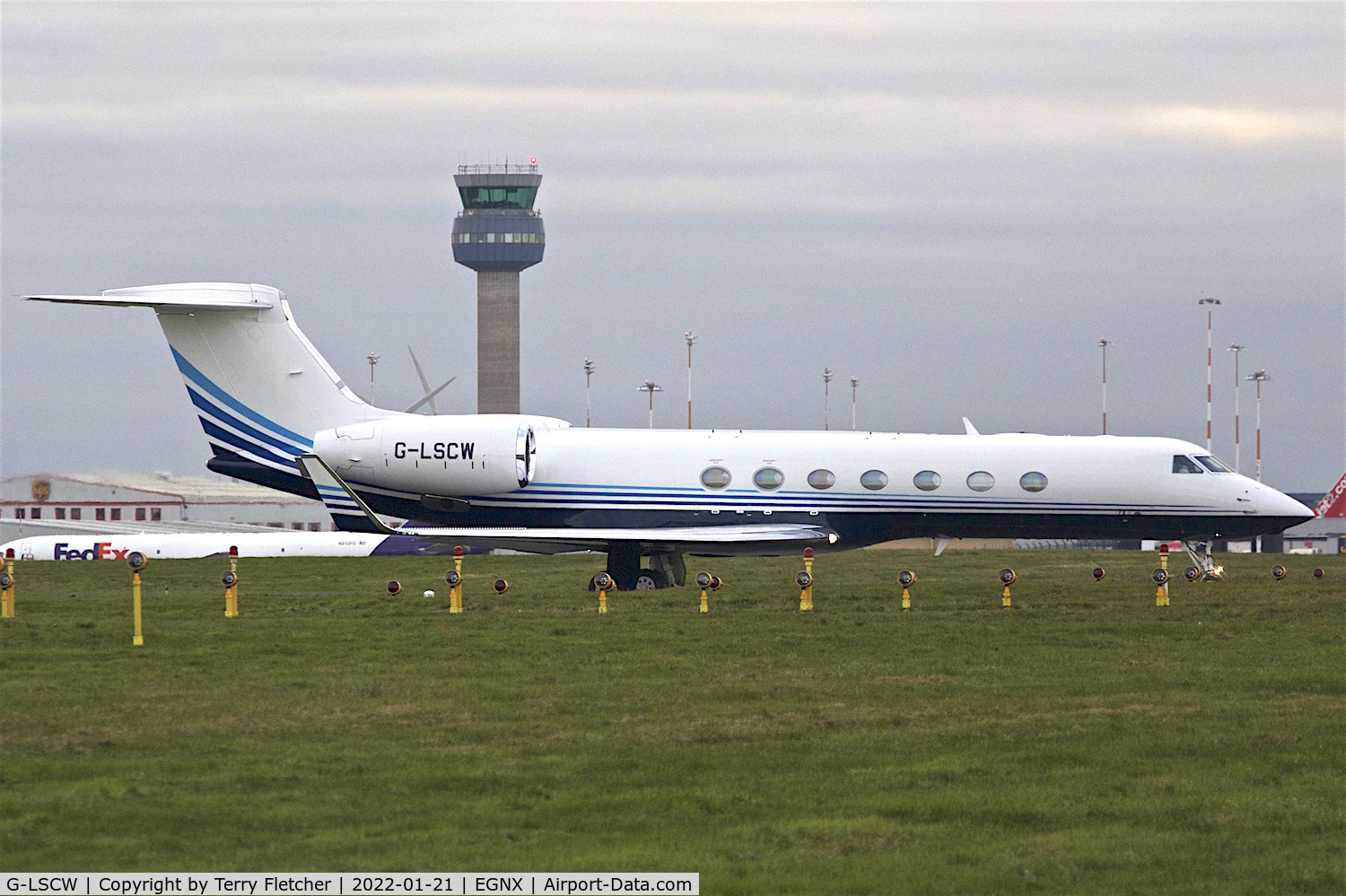 G-LSCW, 2014 Gulfstream Aerospace GV-SP (G550) C/N 5471, At East Midlands