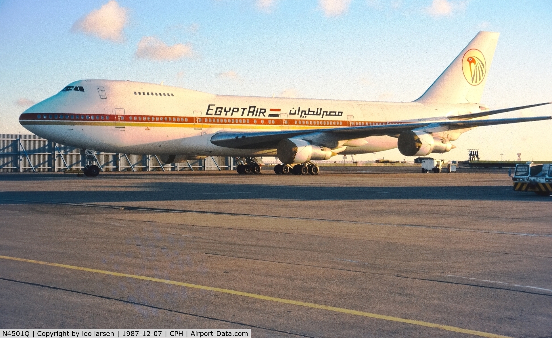 N4501Q, 1980 Boeing 747-283B C/N 22381, Copenhagen 7.12.1987