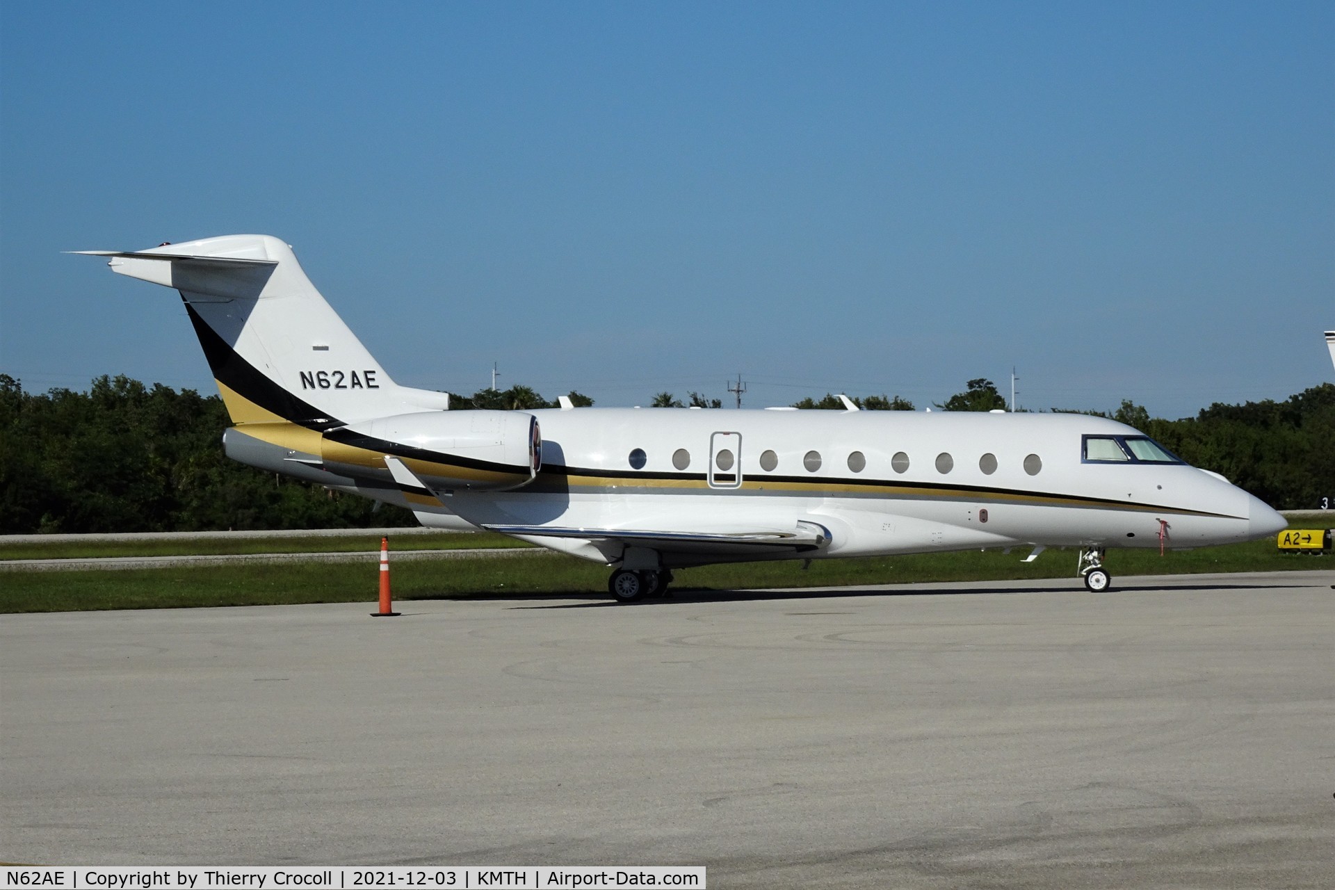 N62AE, 2014 Israel Aircraft Industries Gulfstream G280 C/N 2041, Parked at Marathon Airport, FL USA